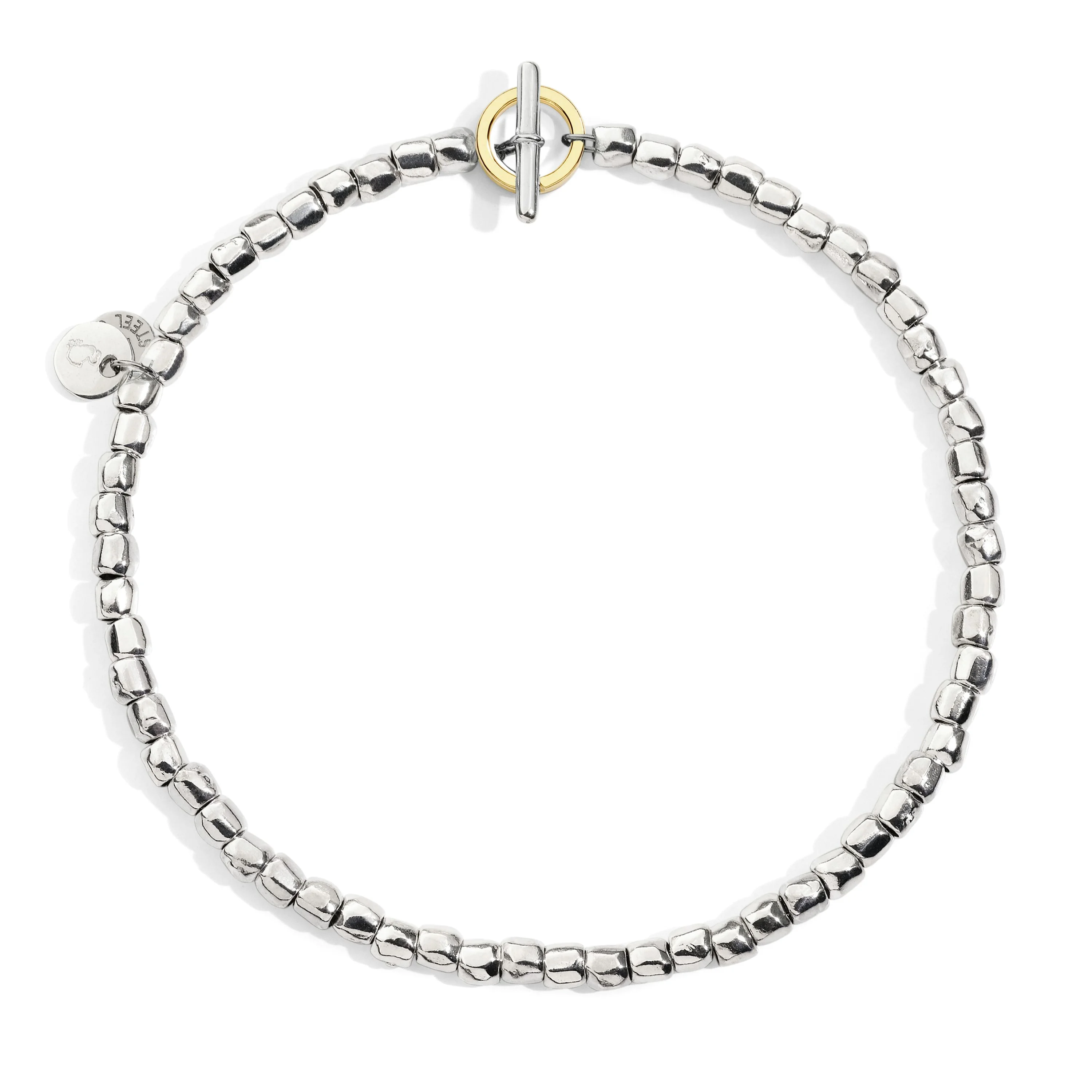 SILVER MINI GRANELLI BRACELET - 1