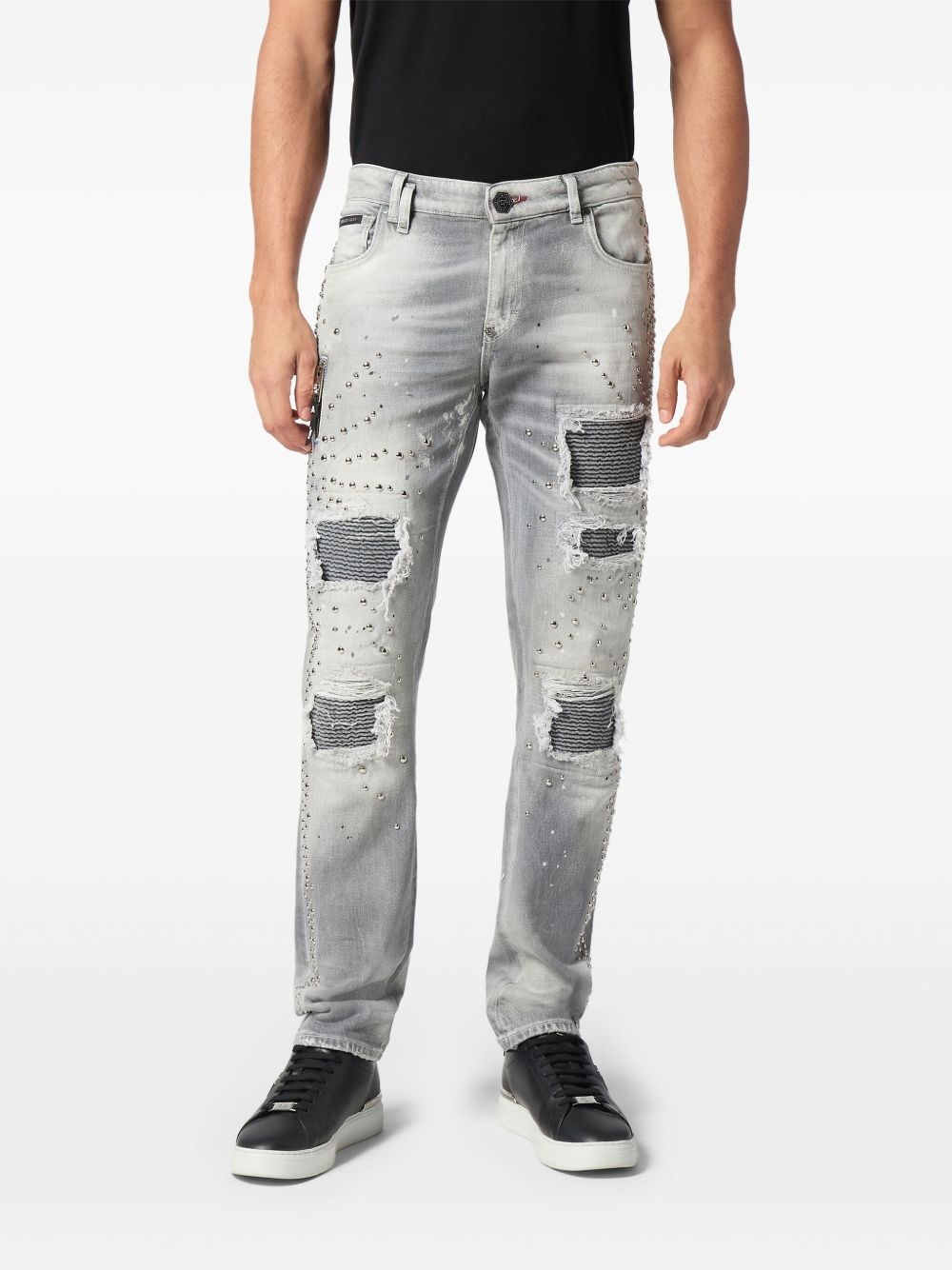 studded jeans - 3