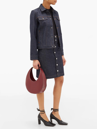 A.P.C. Therese raw-denim skirt outlook