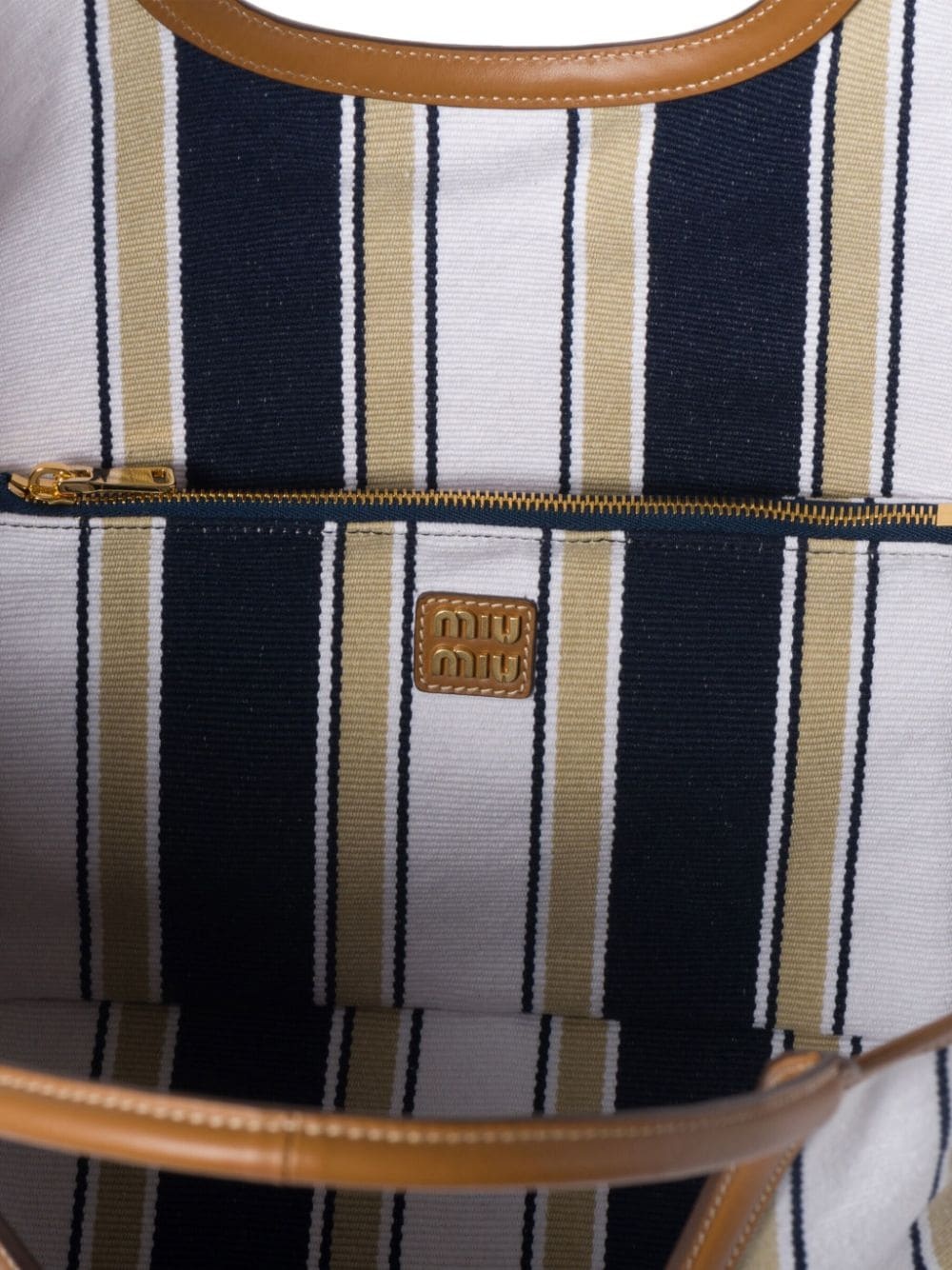 IVY striped tote bag - 5