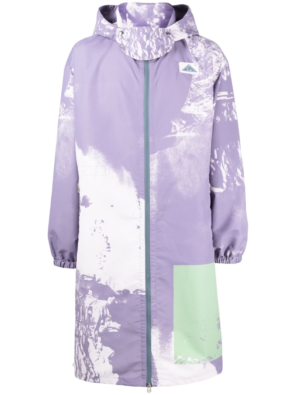 Biv abstract-print parka - 1