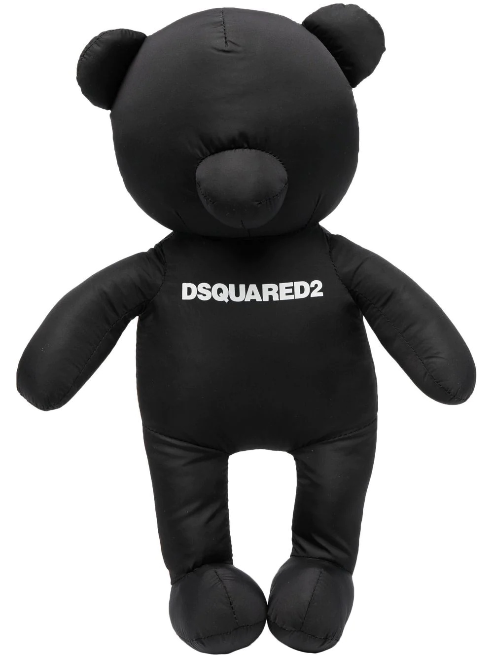 logo-print teddy bear keychain - 1