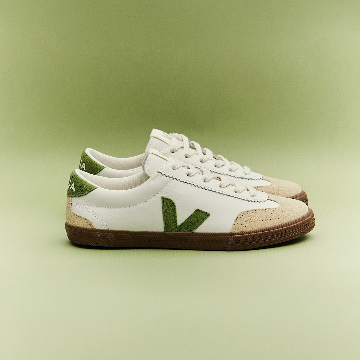 VOLLEY LEATHER WHITE KIWI BARK - 4