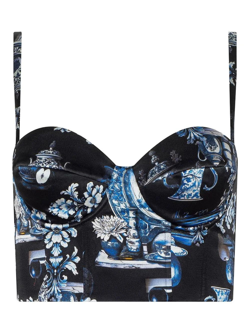 Sonya printed bustier top - 1