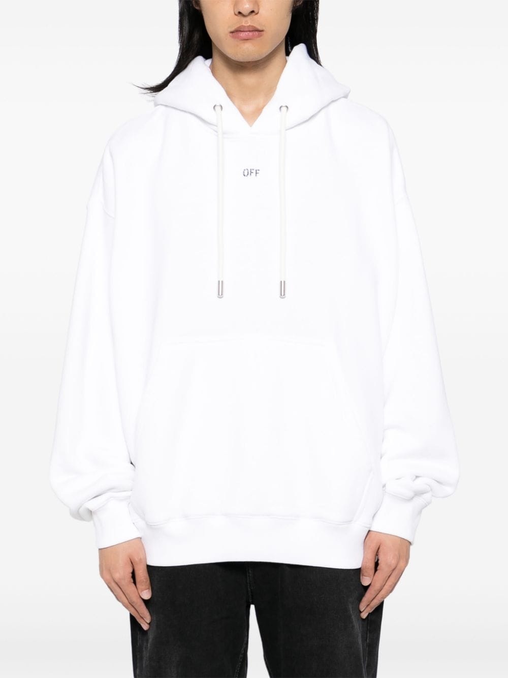 logo-print hoodie - 4