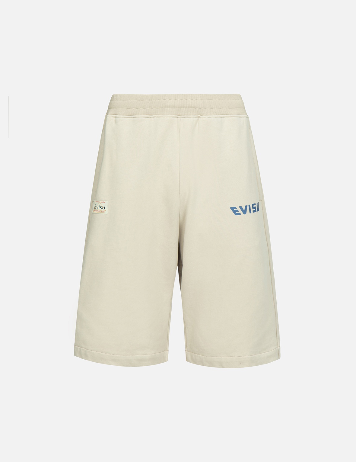 GRAFFITI DARUMA PRINT SWEAT SHORTS - 1