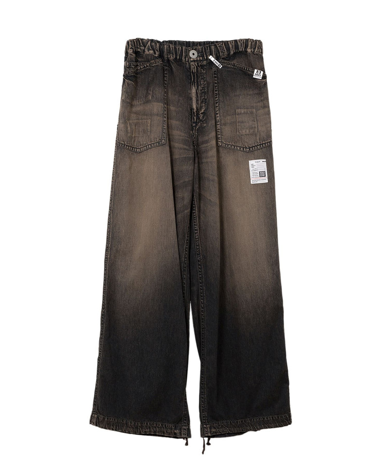 Light Denim Wide Pants 19