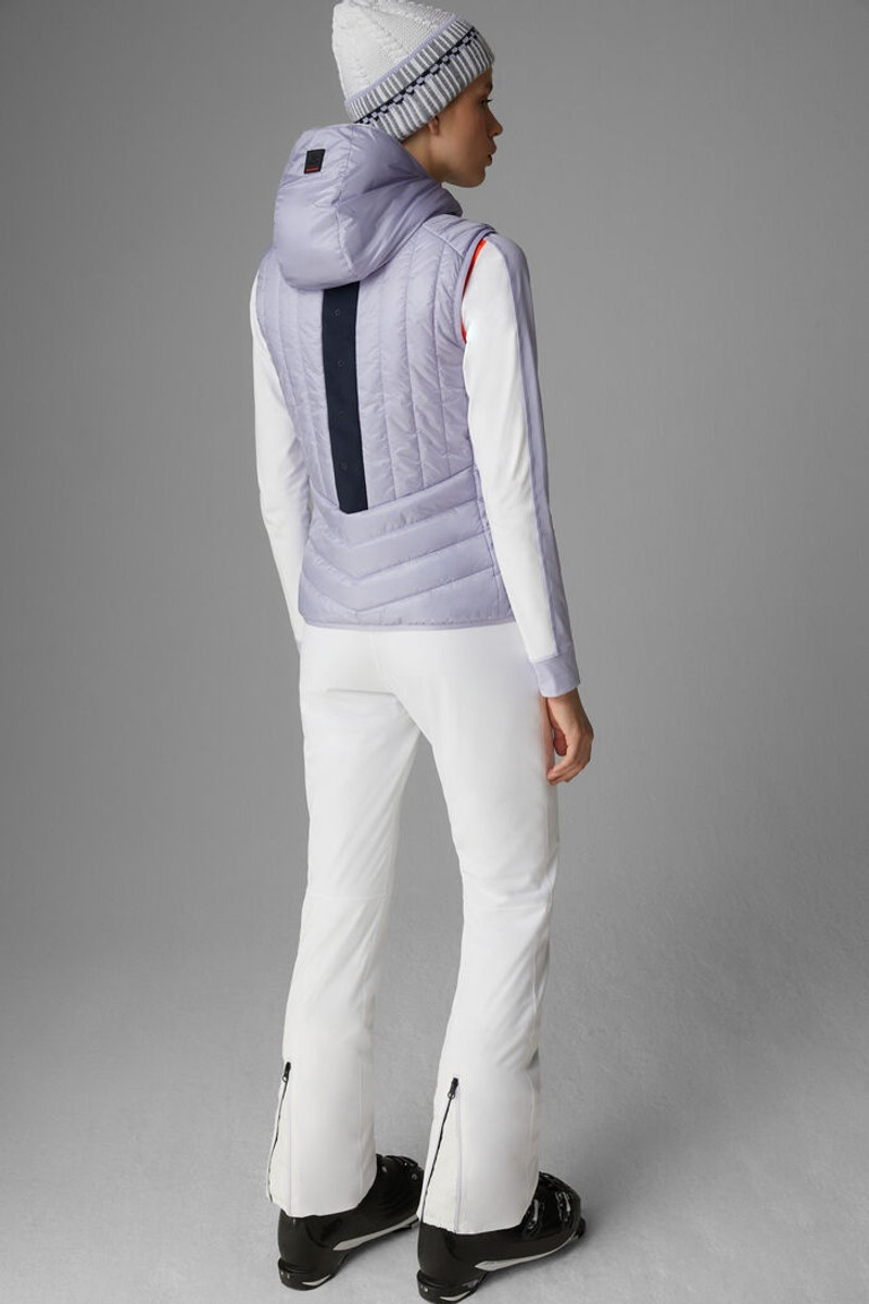 Lea Quilted vest in Lilac 3