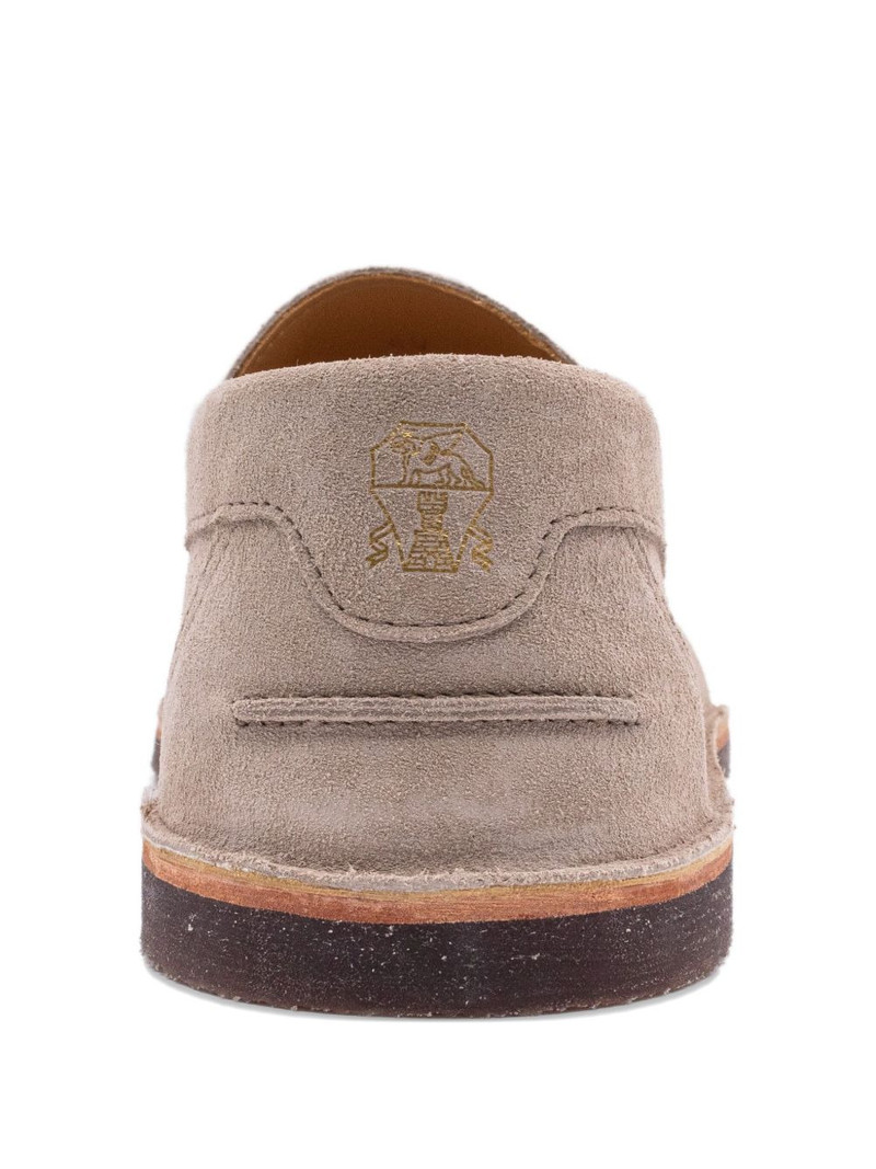 tassel-detail suede loafers 3