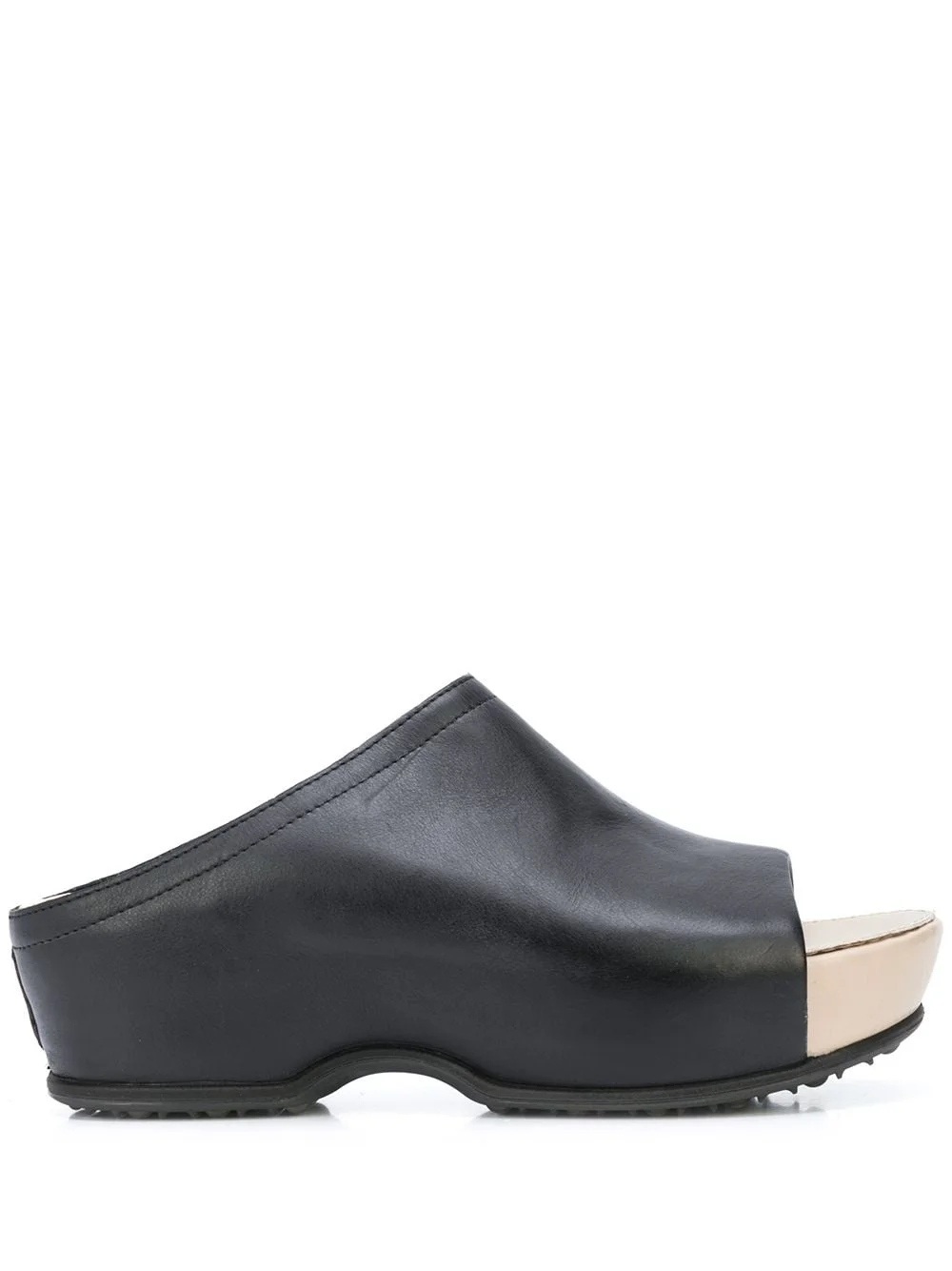 open-toe platoform clogs - 1
