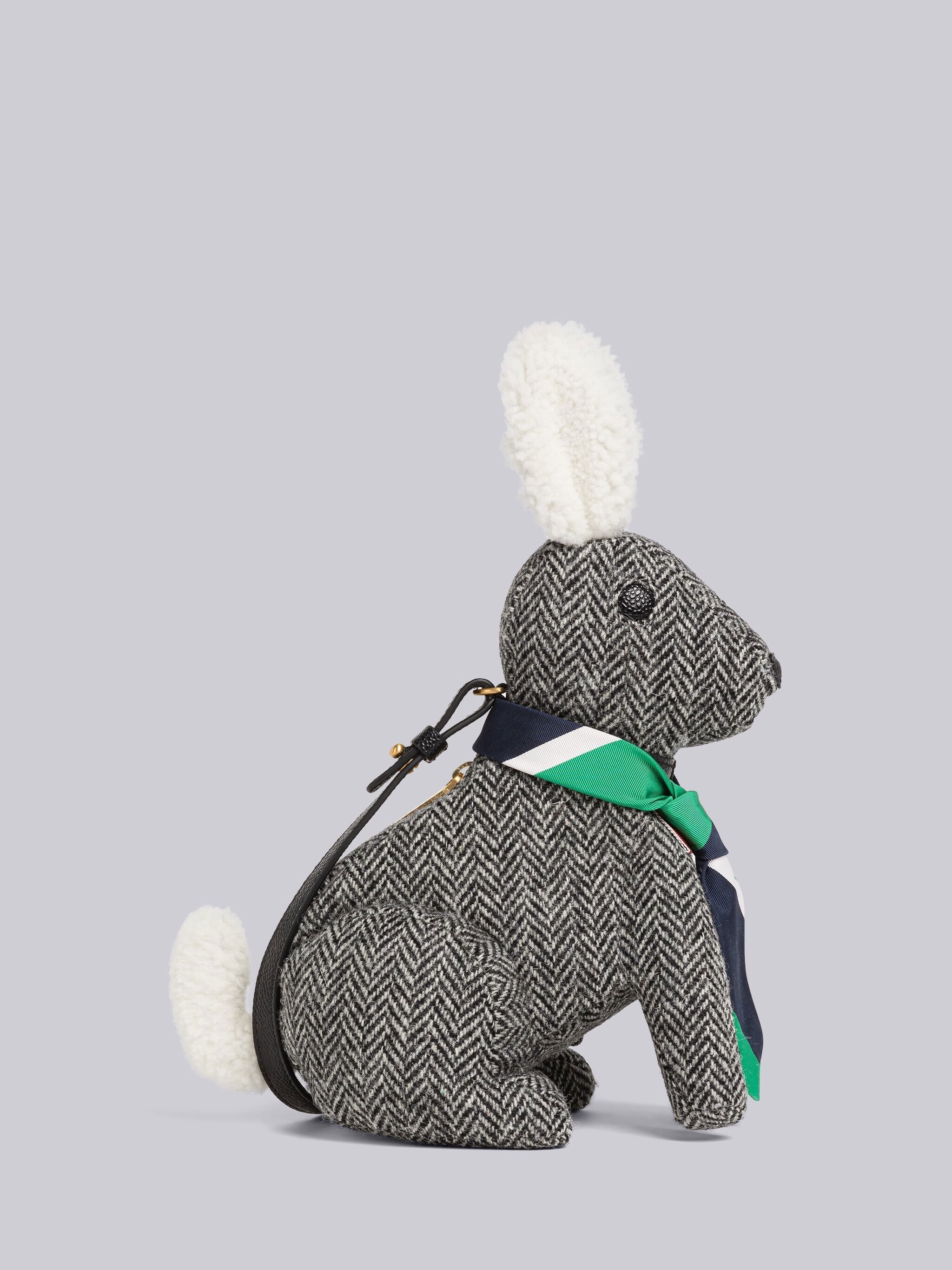Herringbone Small Rabbit Shoulder Bag - 4