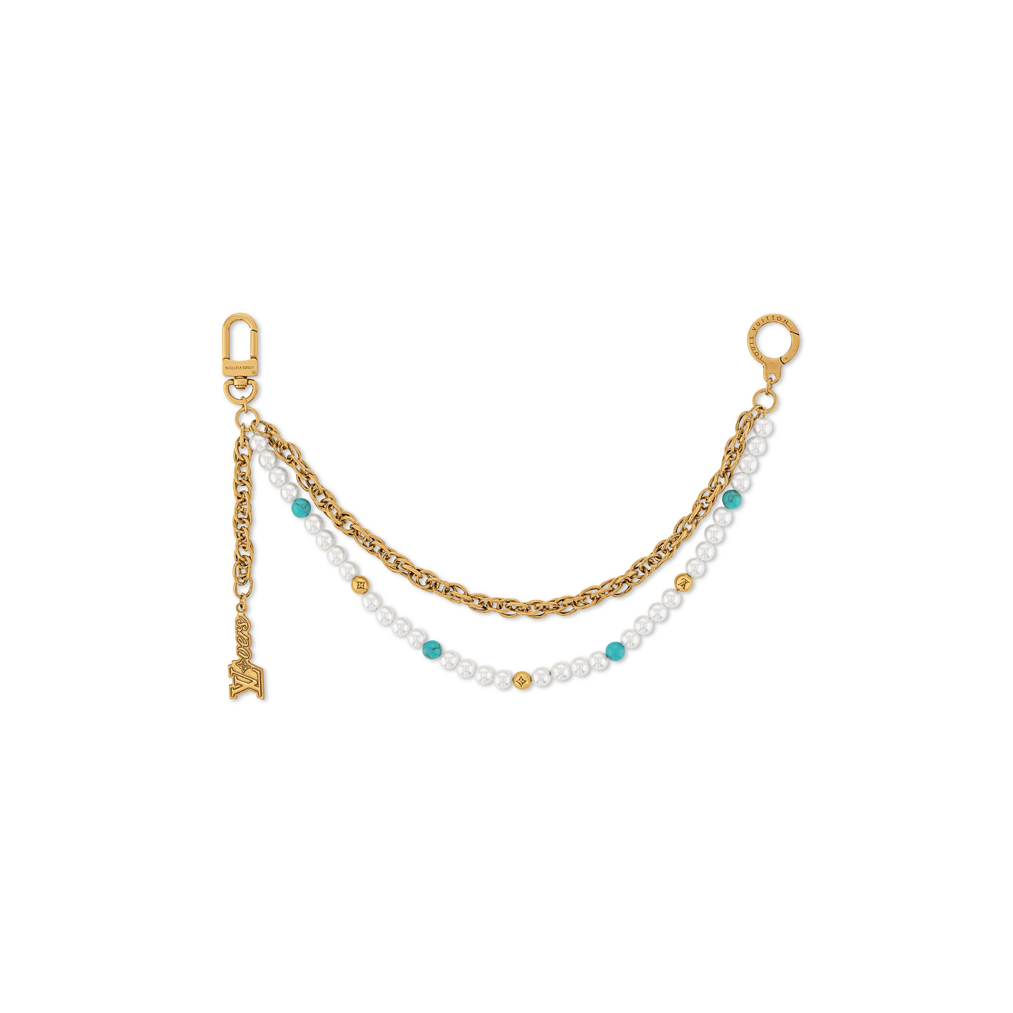 Pearls Chain Belt and Bag Charm - 1