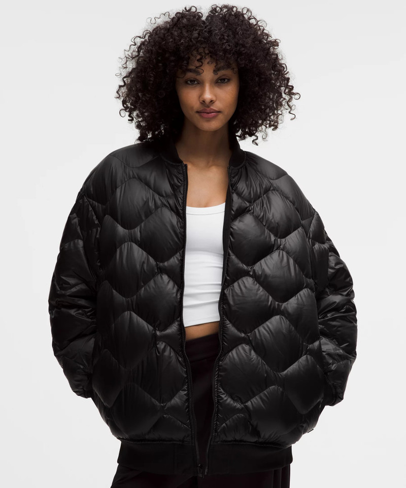 Oversized 600-Down-Fill Bomber Jacket 8