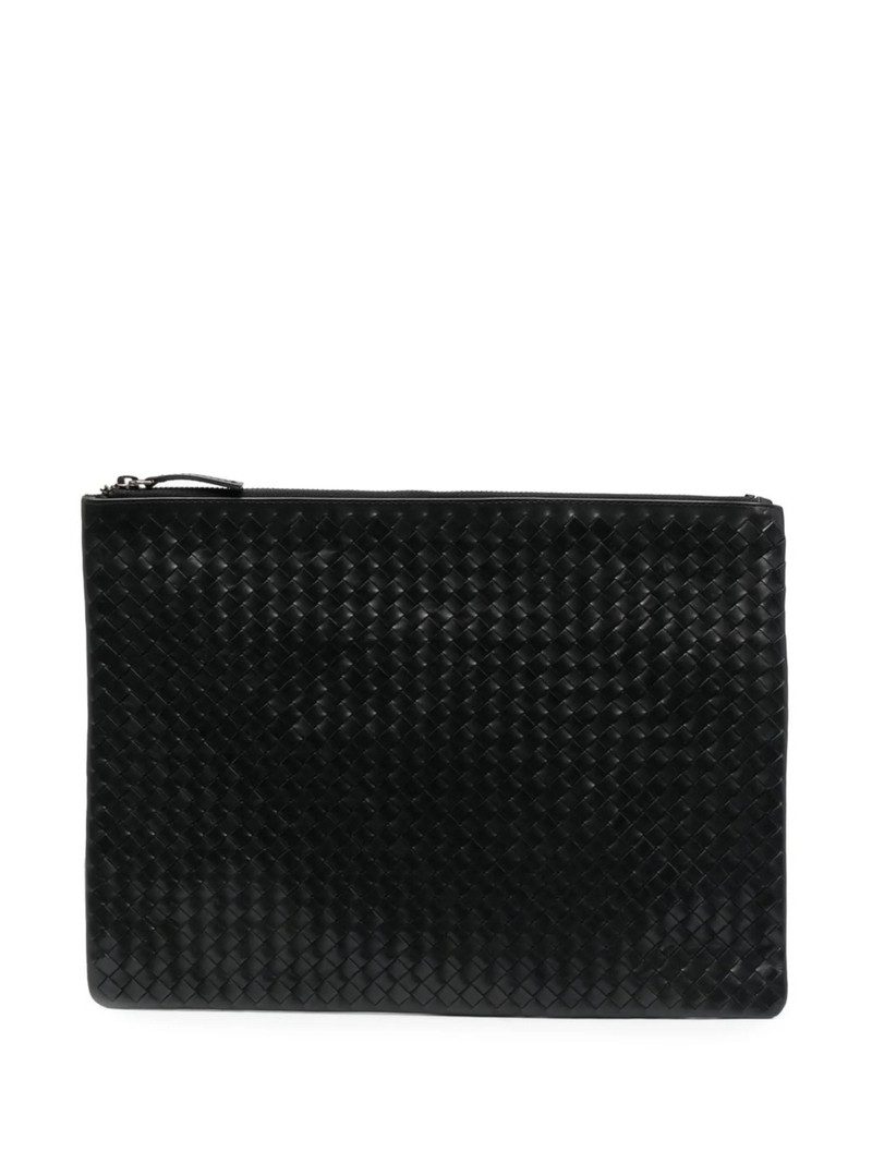 Dragon Diffusion Woven Leather Clutch Bag 1