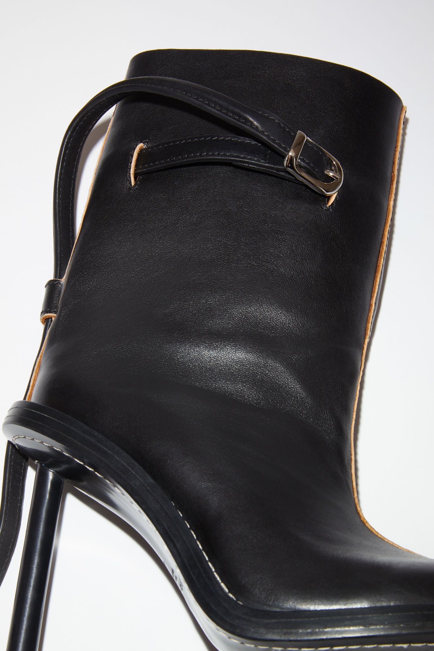 Leather ankle boots - Black - 5