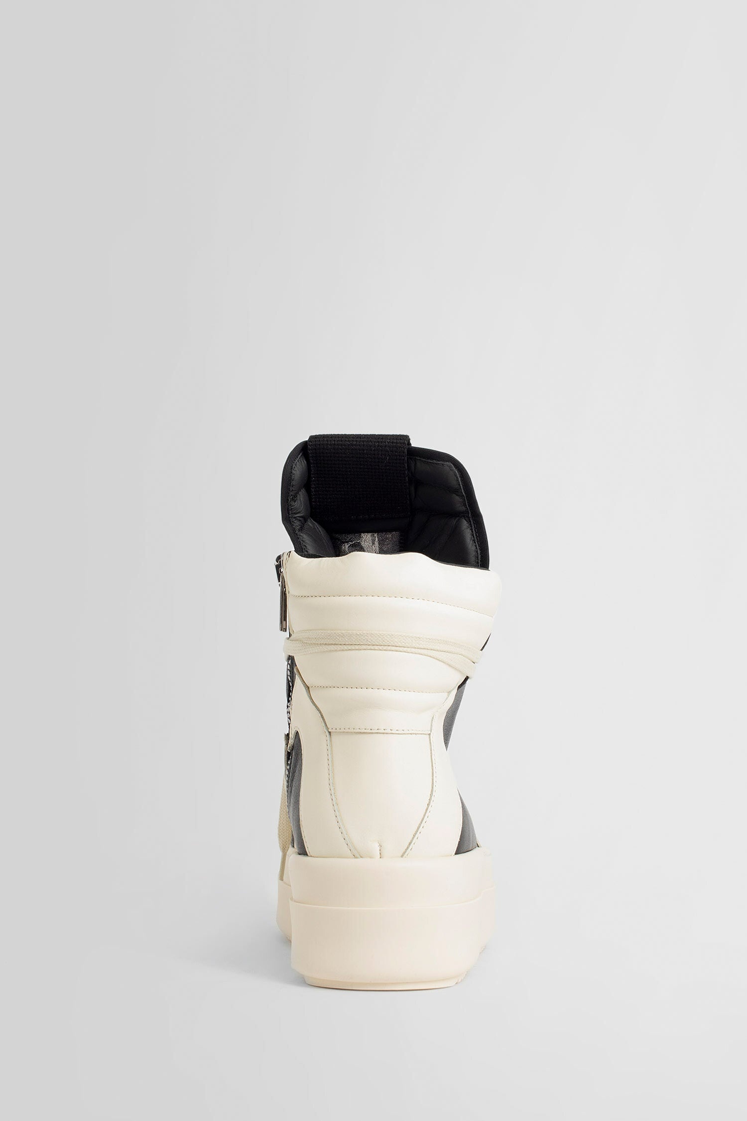 RICK OWENS MAN BLACK&WHITE SNEAKERS - 3