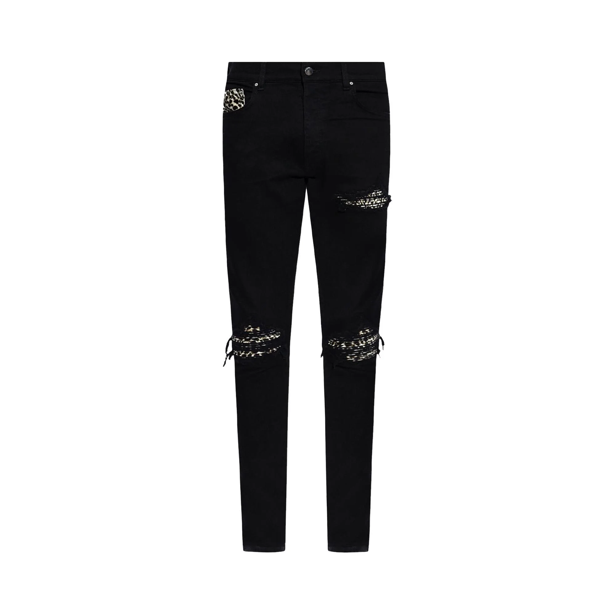 Amiri Leopard MX1 Jean 'Black' - 1