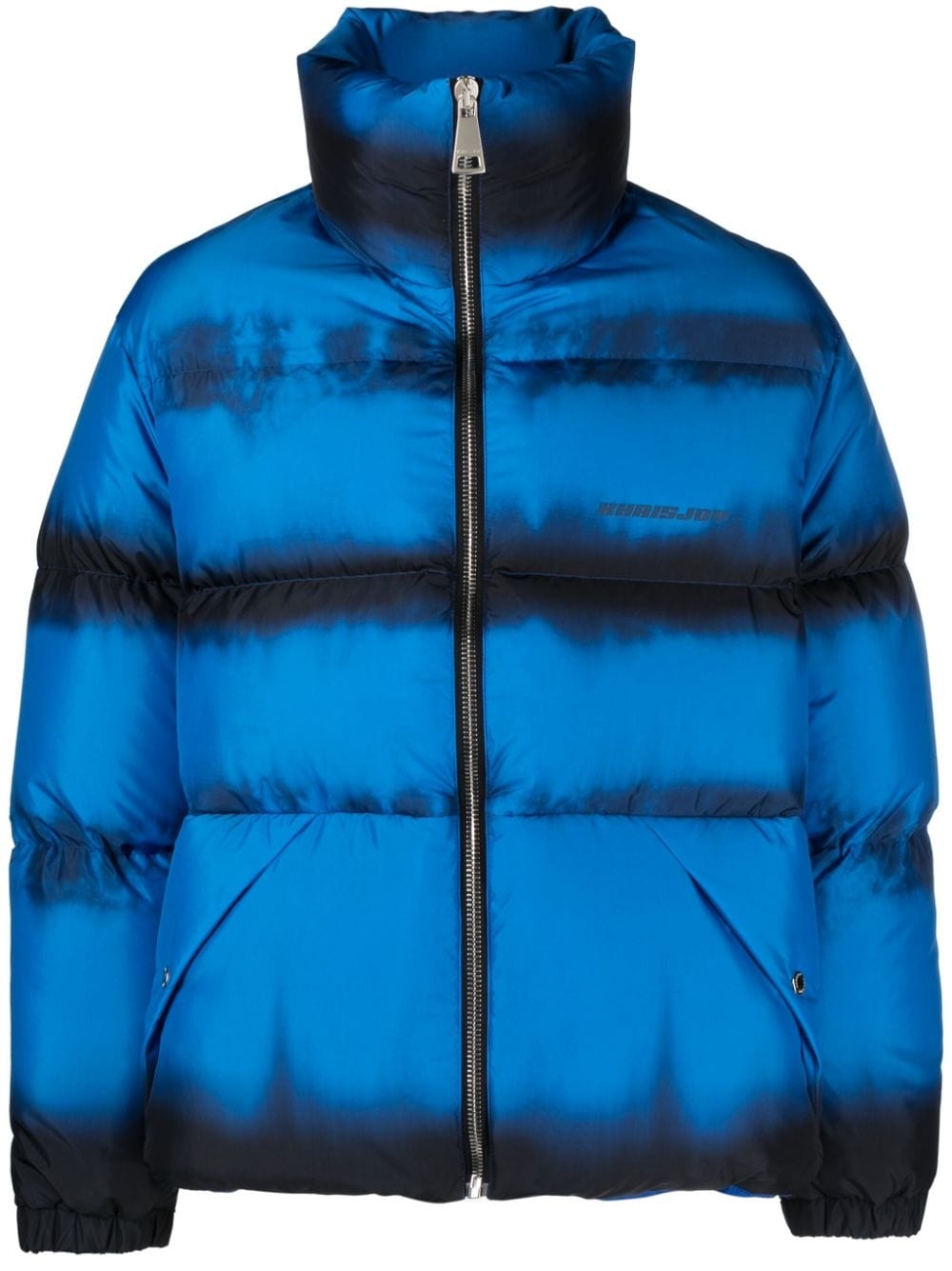 faded-effect padded jacket - 1