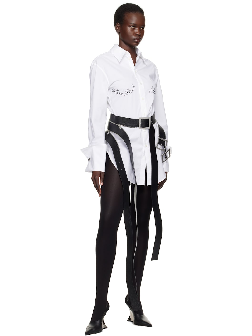 White 'The Jean Paul Gaultier Print' Shirt - 5