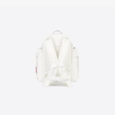 BALENCIAGA Space Backpack in White outlook