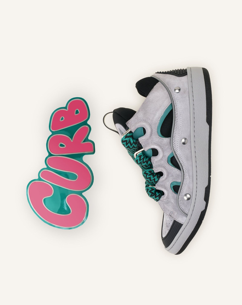 CURB PATCH SNEAKERS IN LEATHER 3
