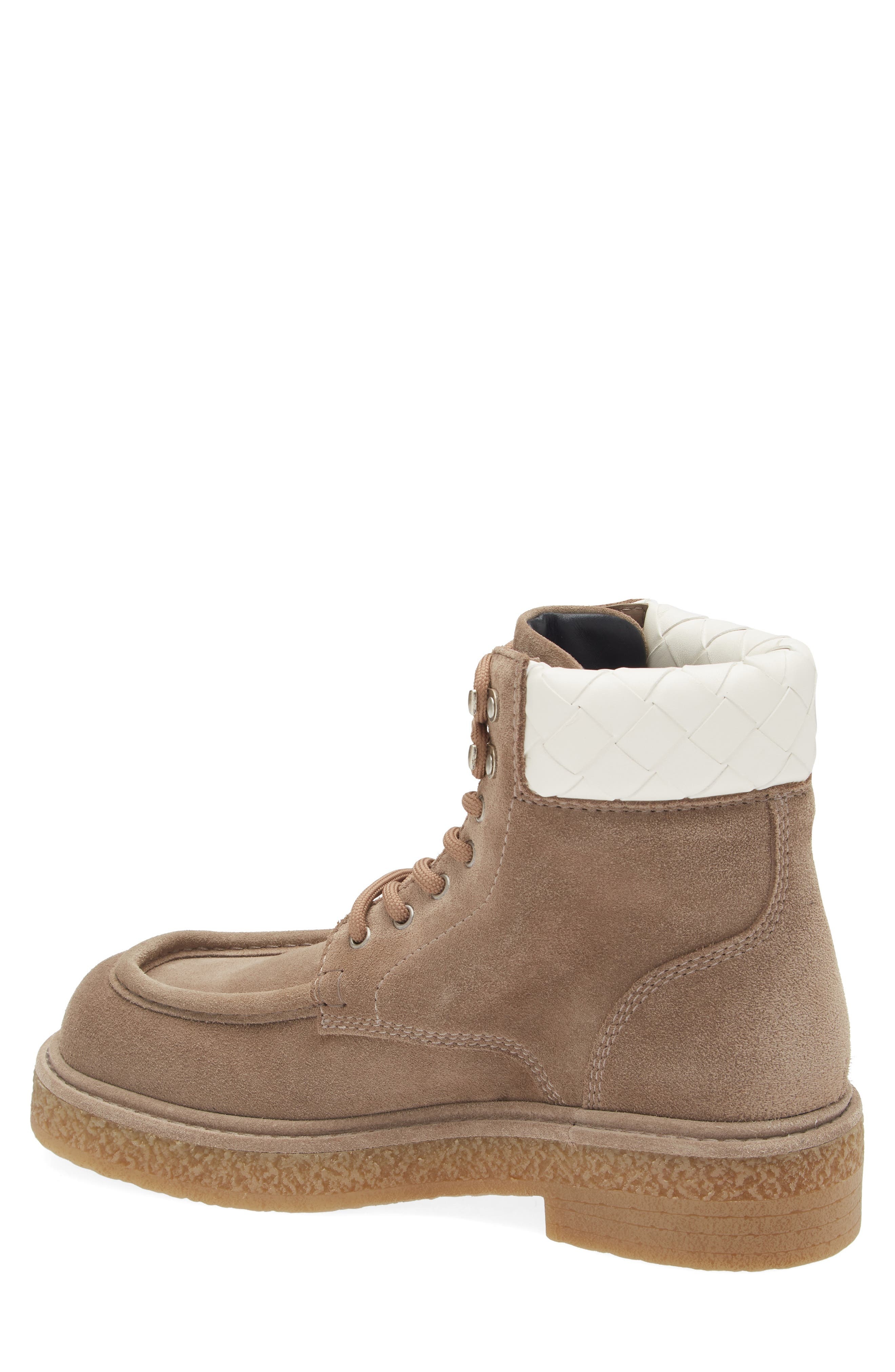 Bottega Veneta Haddock Crepe Sole Boot in Driftwood/White at Nordstrom - 2