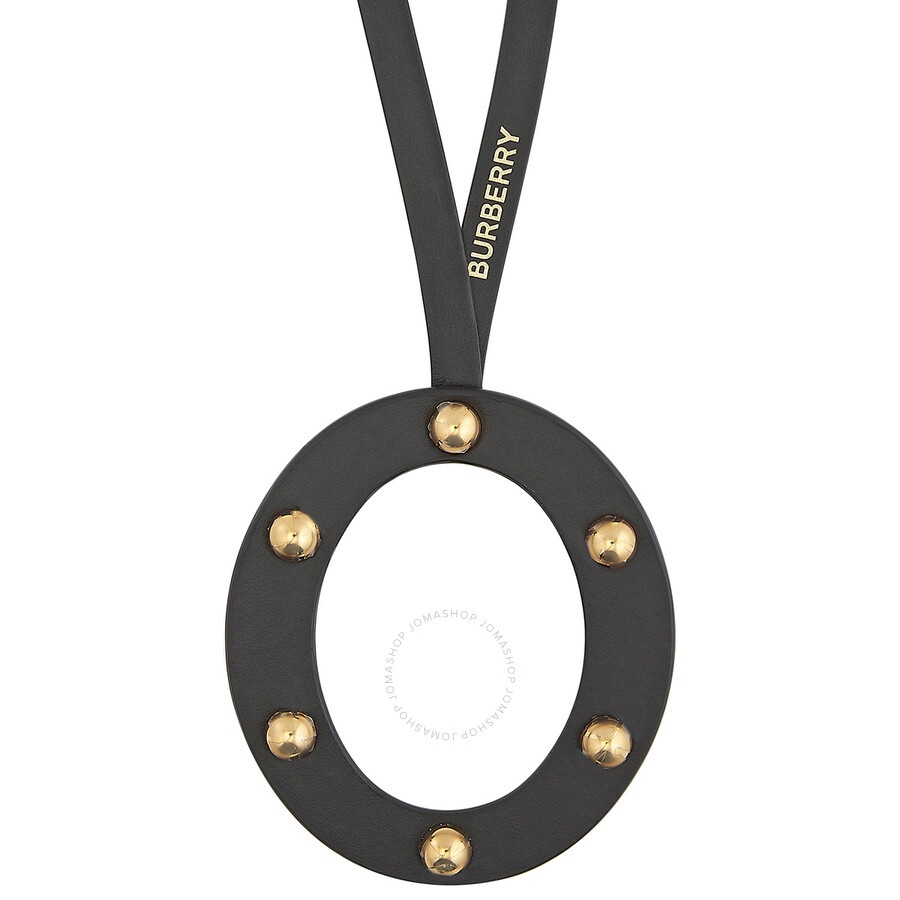 Burberry Studded Leather Alphabet O Charm - 4