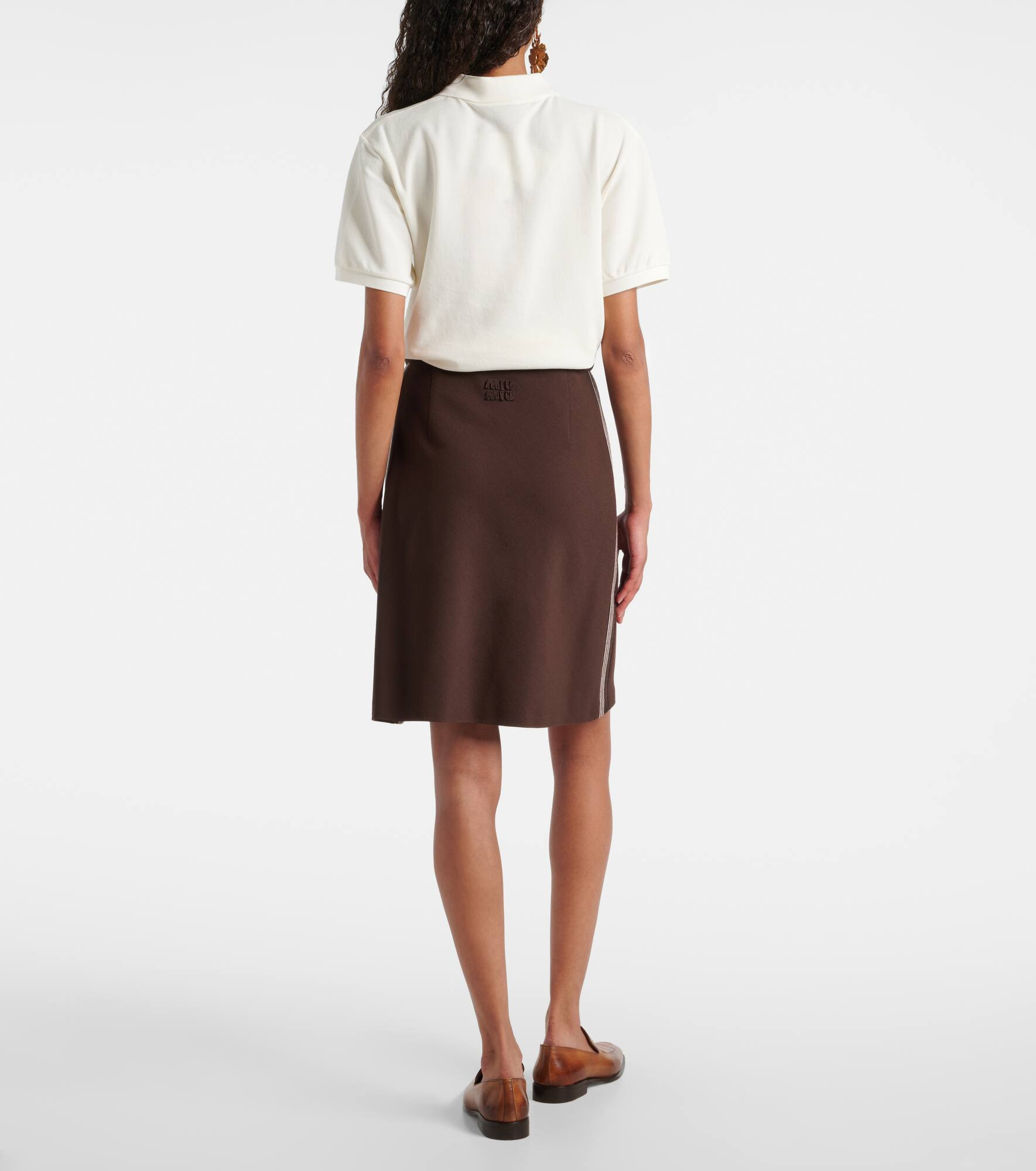 Logo midi skirt - 3