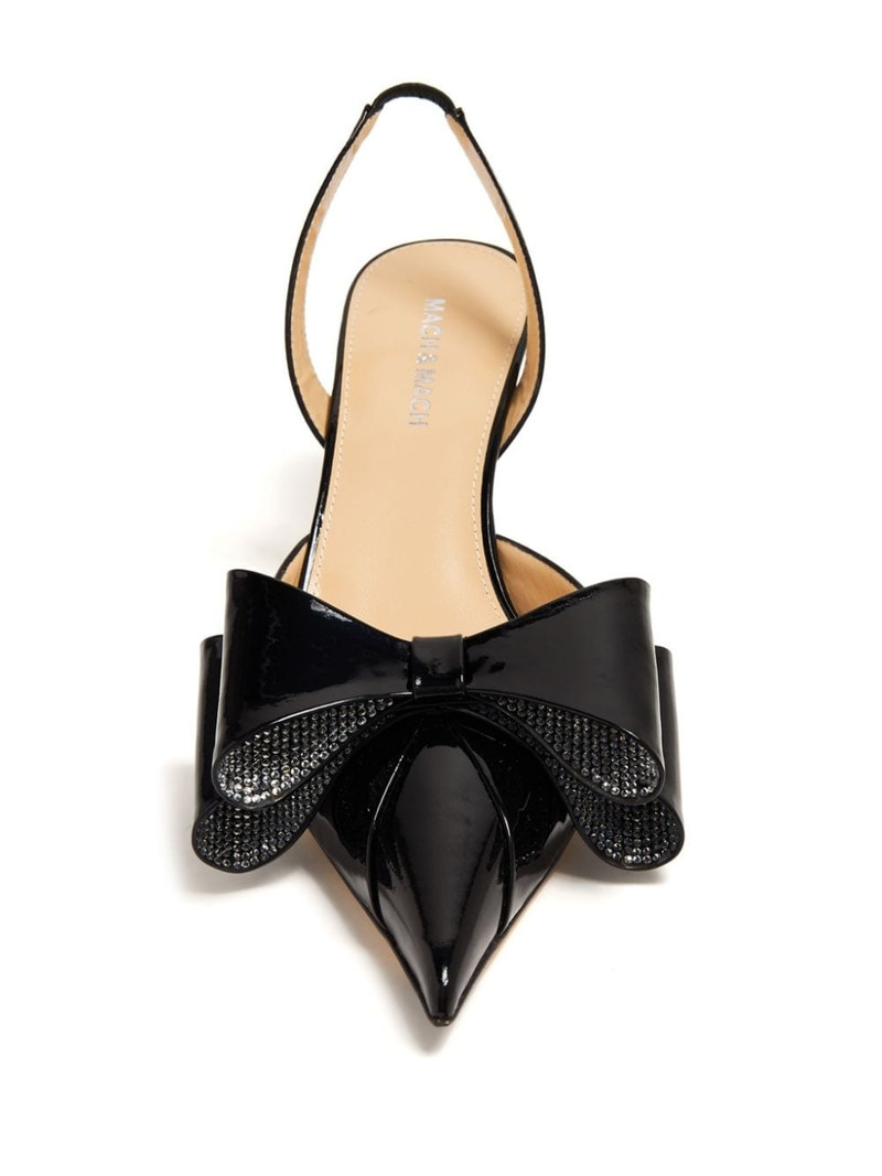 MACH & MACH Le Cadeau 65mm slingback pumps outlook