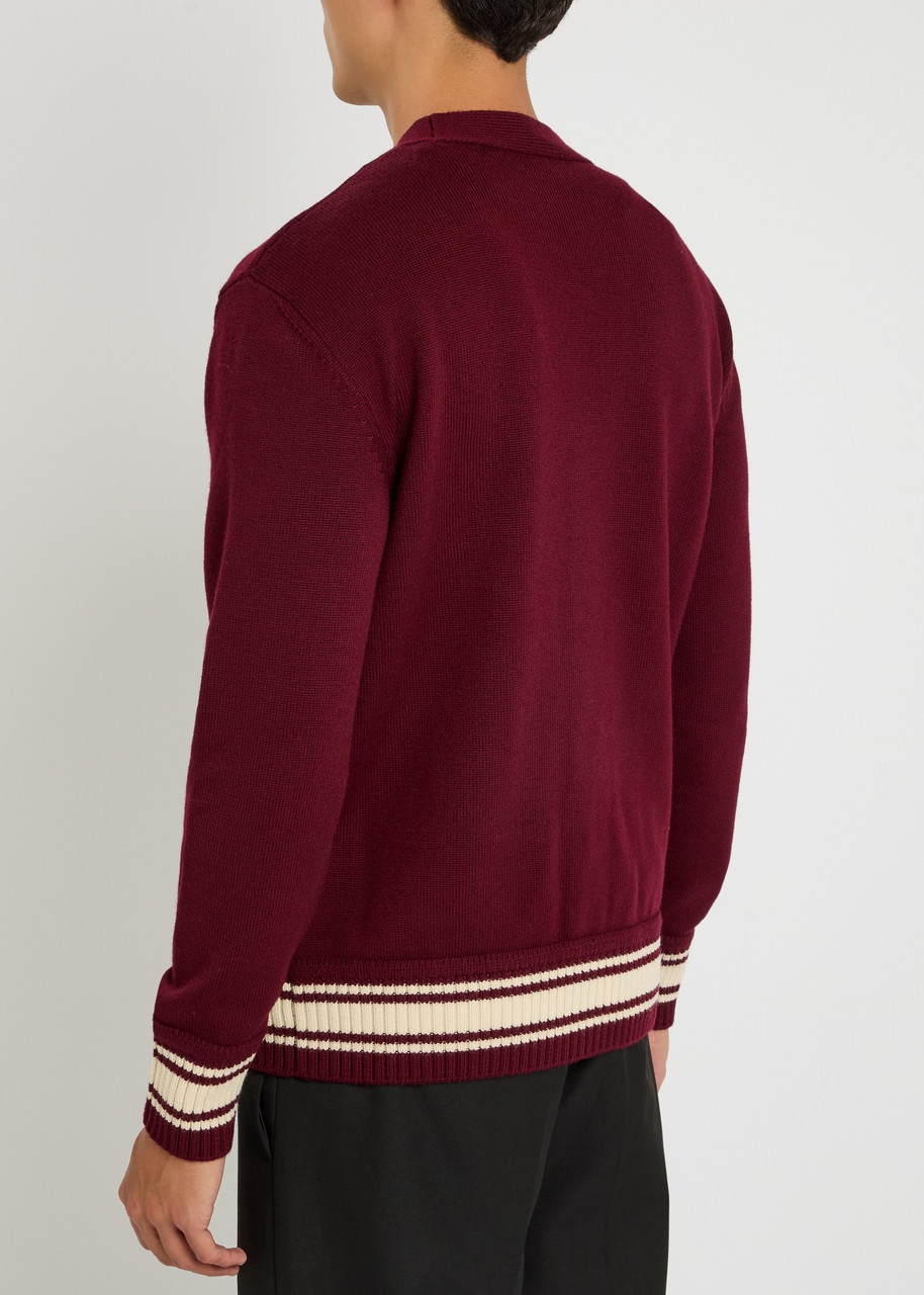 Moncler Appliquéd Wool Cardigan - 3