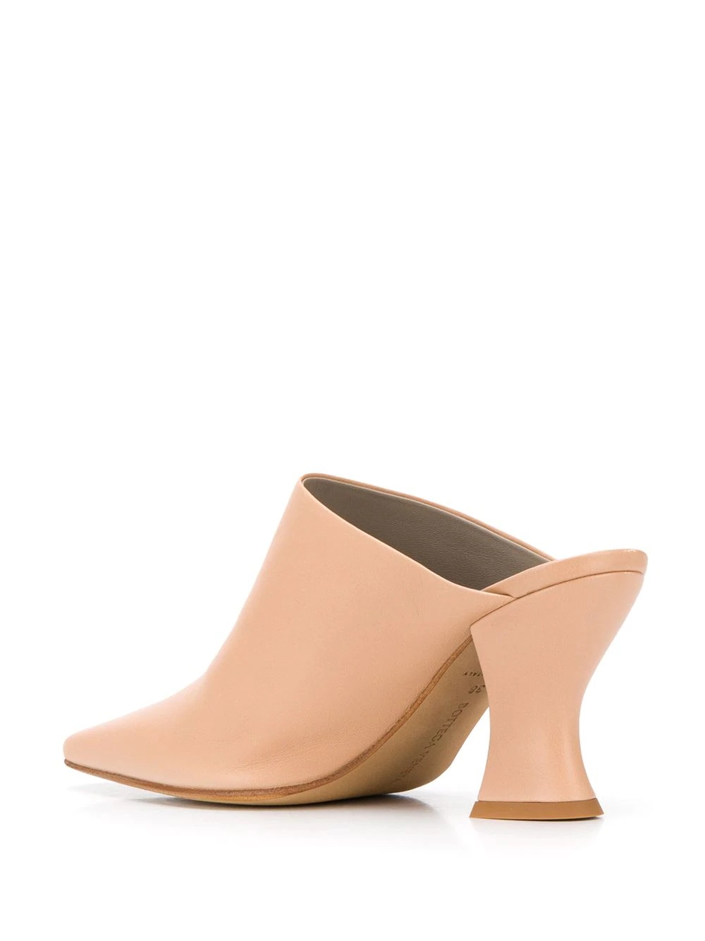 pointed toe 90mm mules - 3