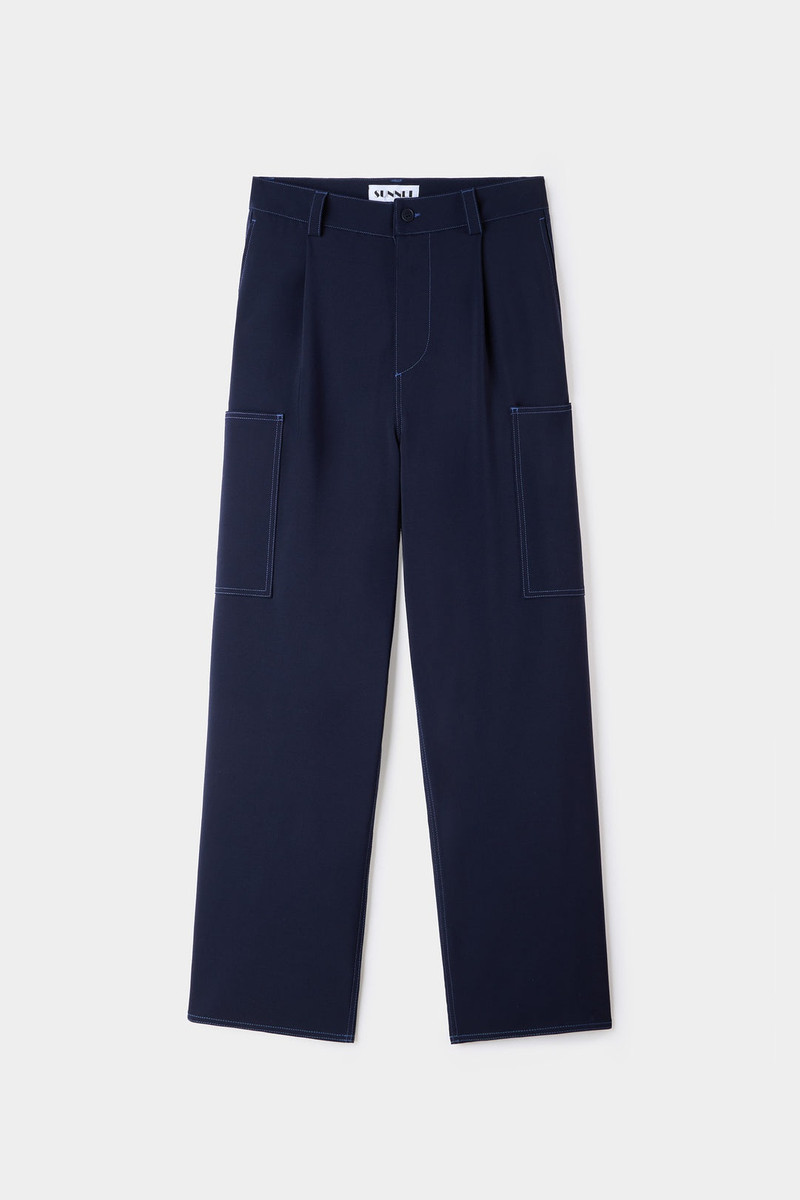 CARGO RICK PANTS / dark blue 1