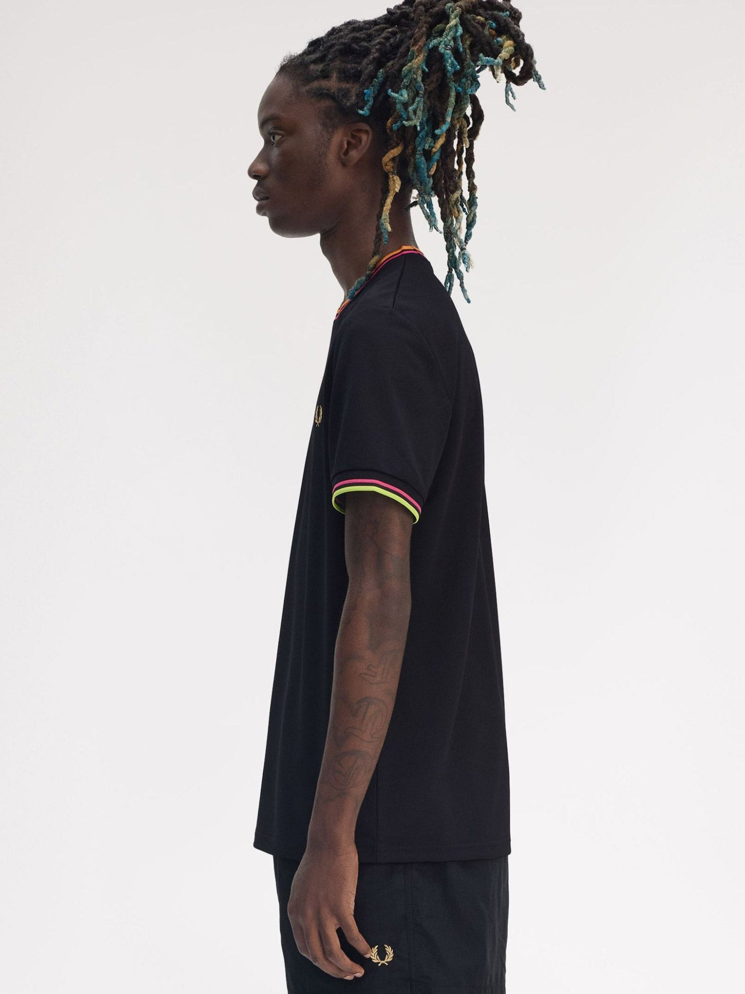 Fred Perry On Court Twin Tipped Recycled Polyester T-Shirt - 3