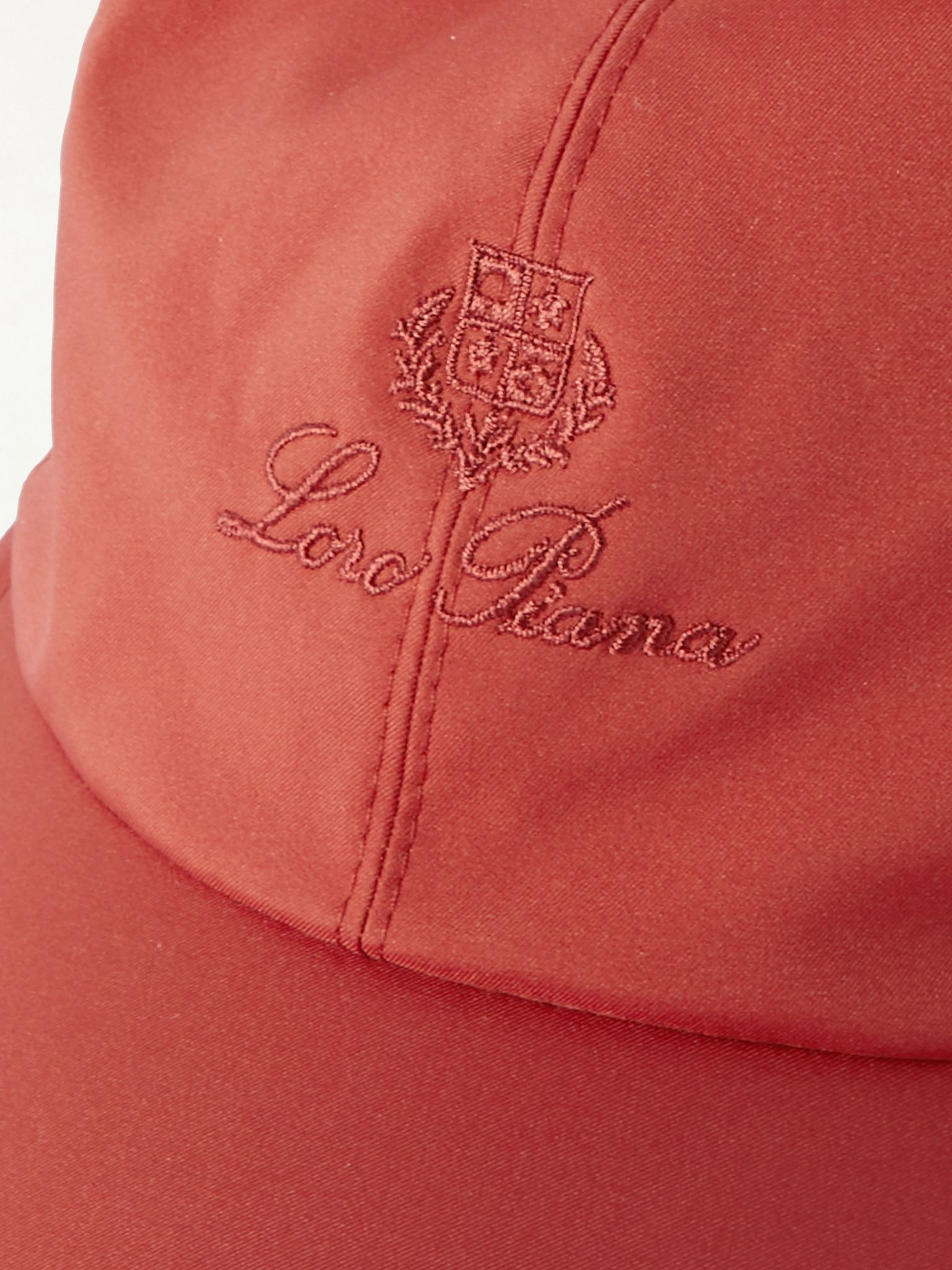Logo-Embroidered Storm System® Shell Baseball Cap Orange - 4