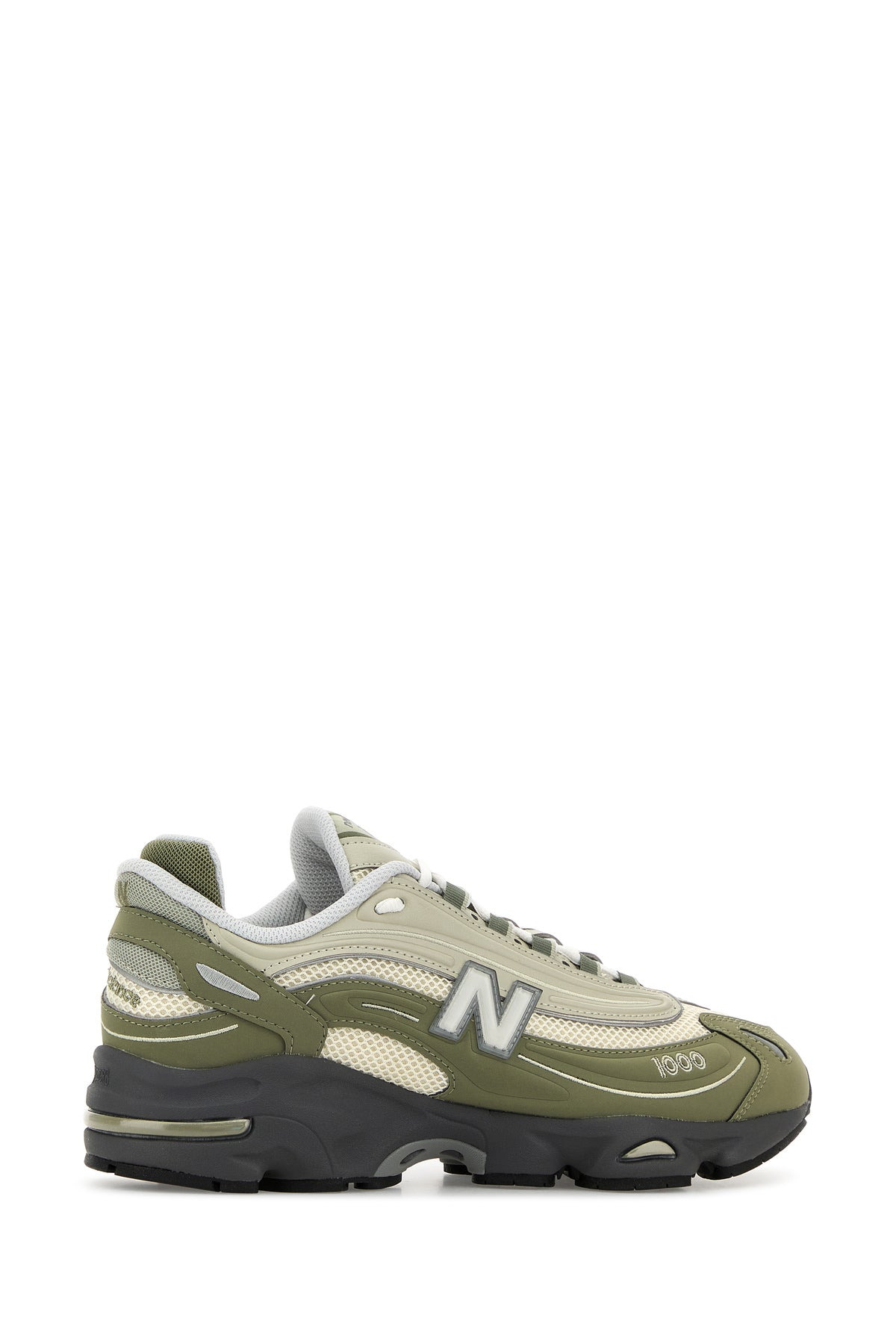 Multicolor rubber and mesh 1000 sneakers - 3