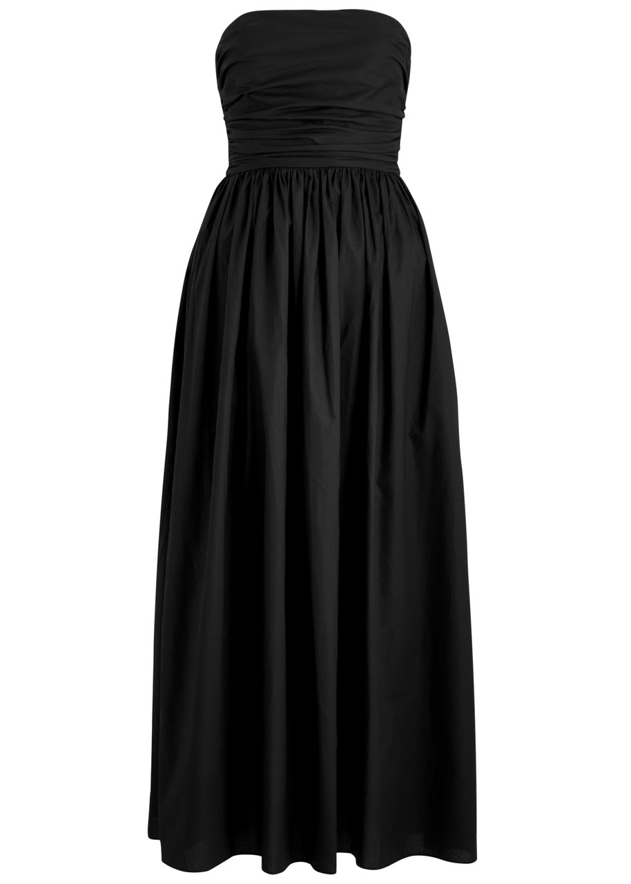 Matteau Strapless Cotton Midi Dress - 1