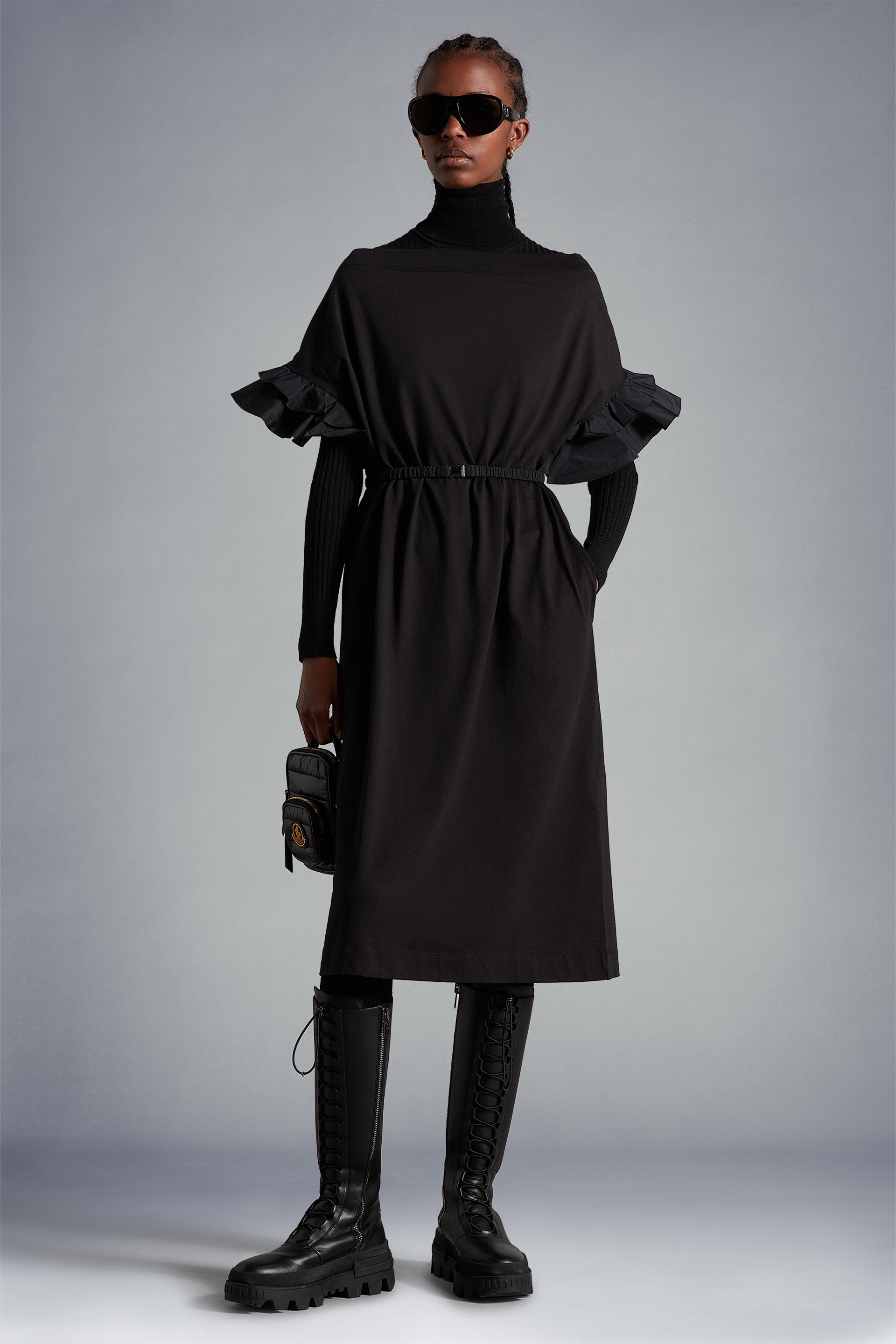 Ruffled Midi Dress - 2