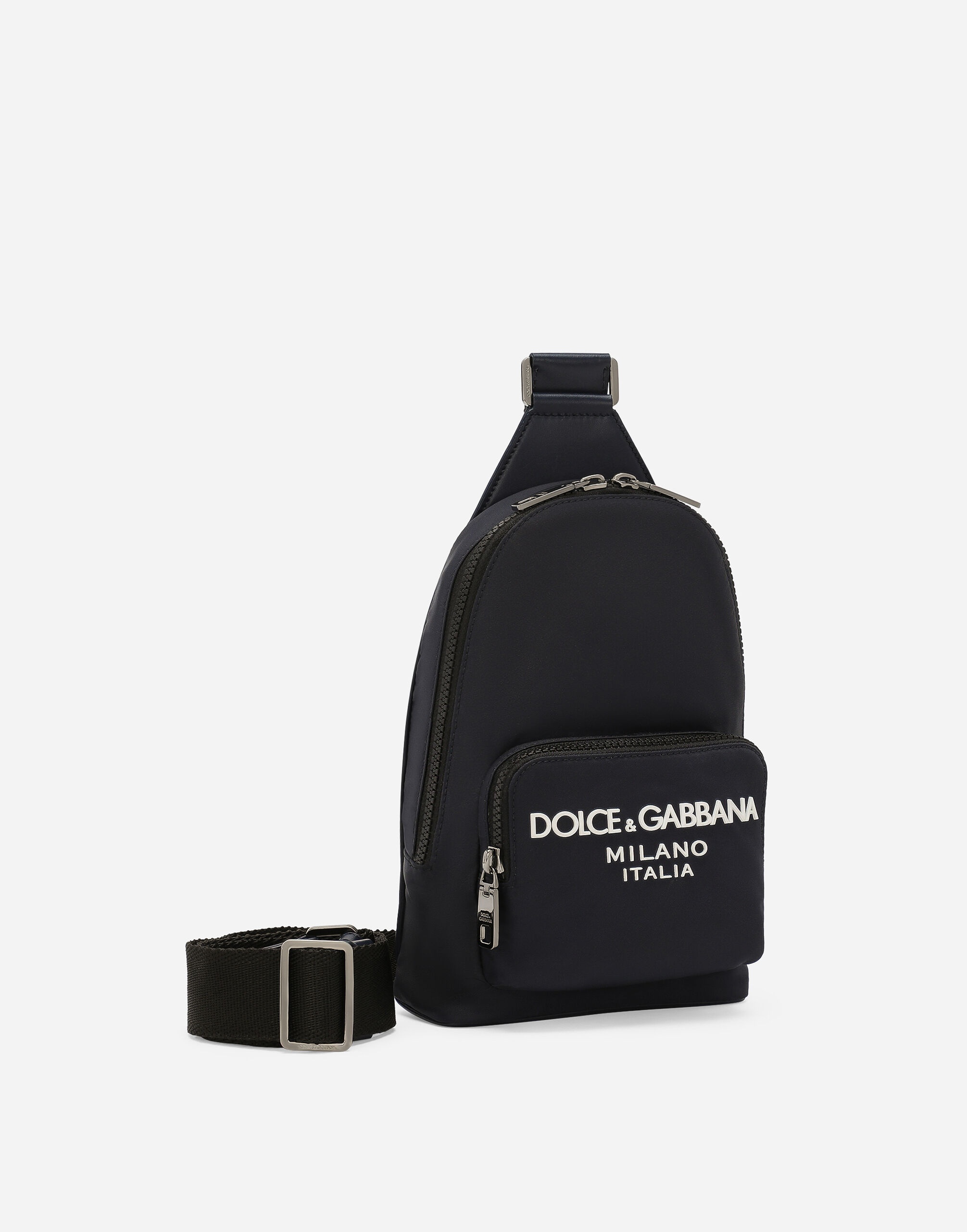 Nylon crossbody backpack - 3