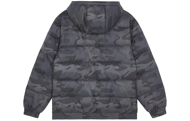New Balance Sport Printed Logo Puffer Jacket 'Black Camo' AMJ13335-BM - 2