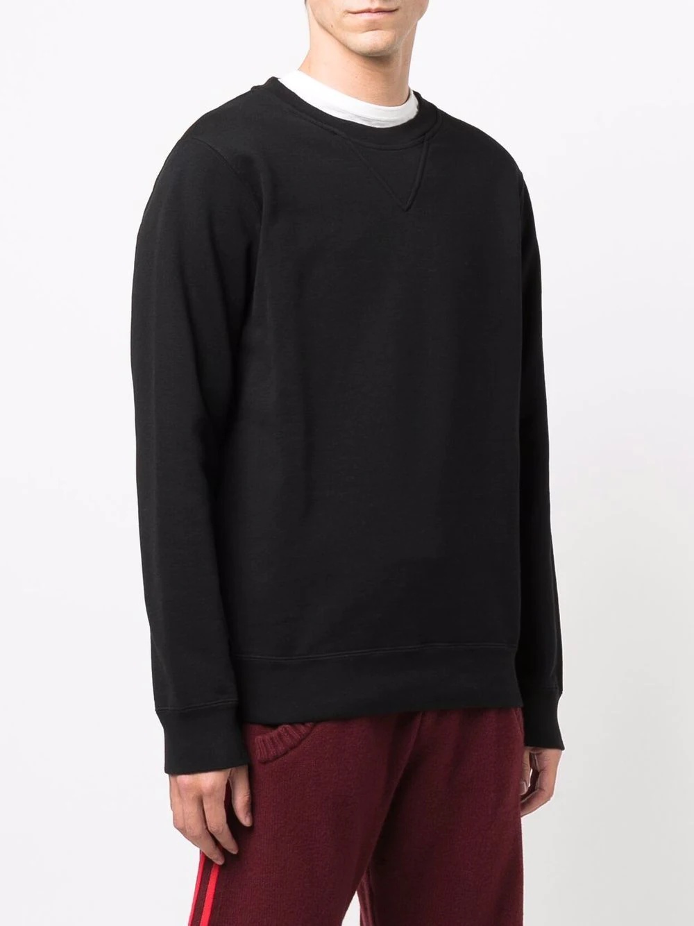 four-stitch cotton sweatshirt - 3