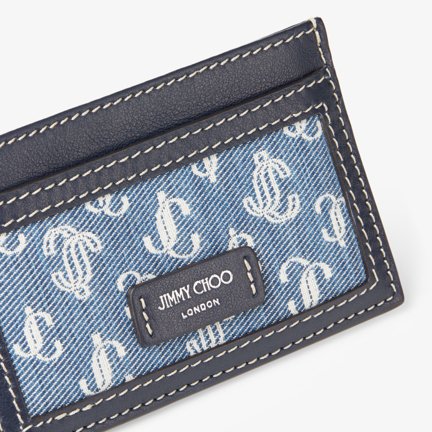 Dean
Denim JC Monogram Card Holder - 4
