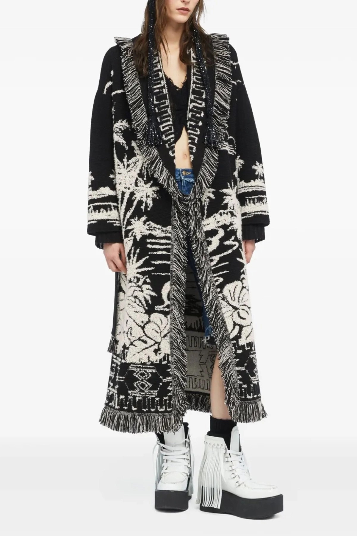 'Palm Grove Tales' coat - 2