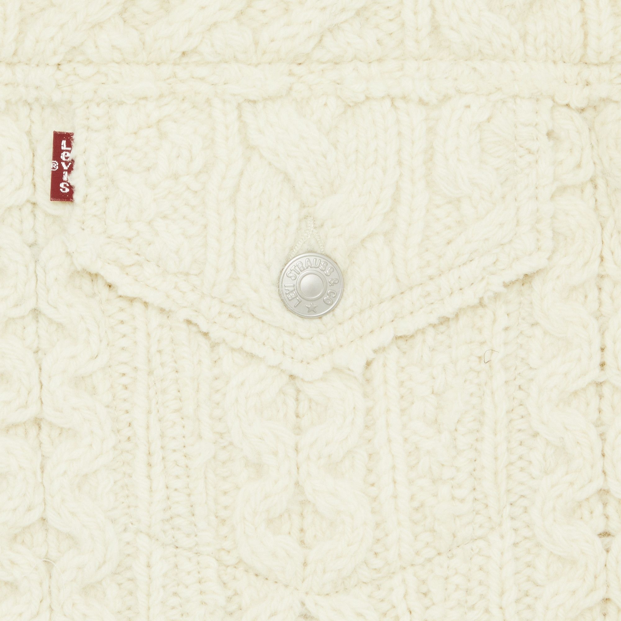 Junya Watanabe MAN x Levi's Wool Trucker Jacket 'Natural' - 3