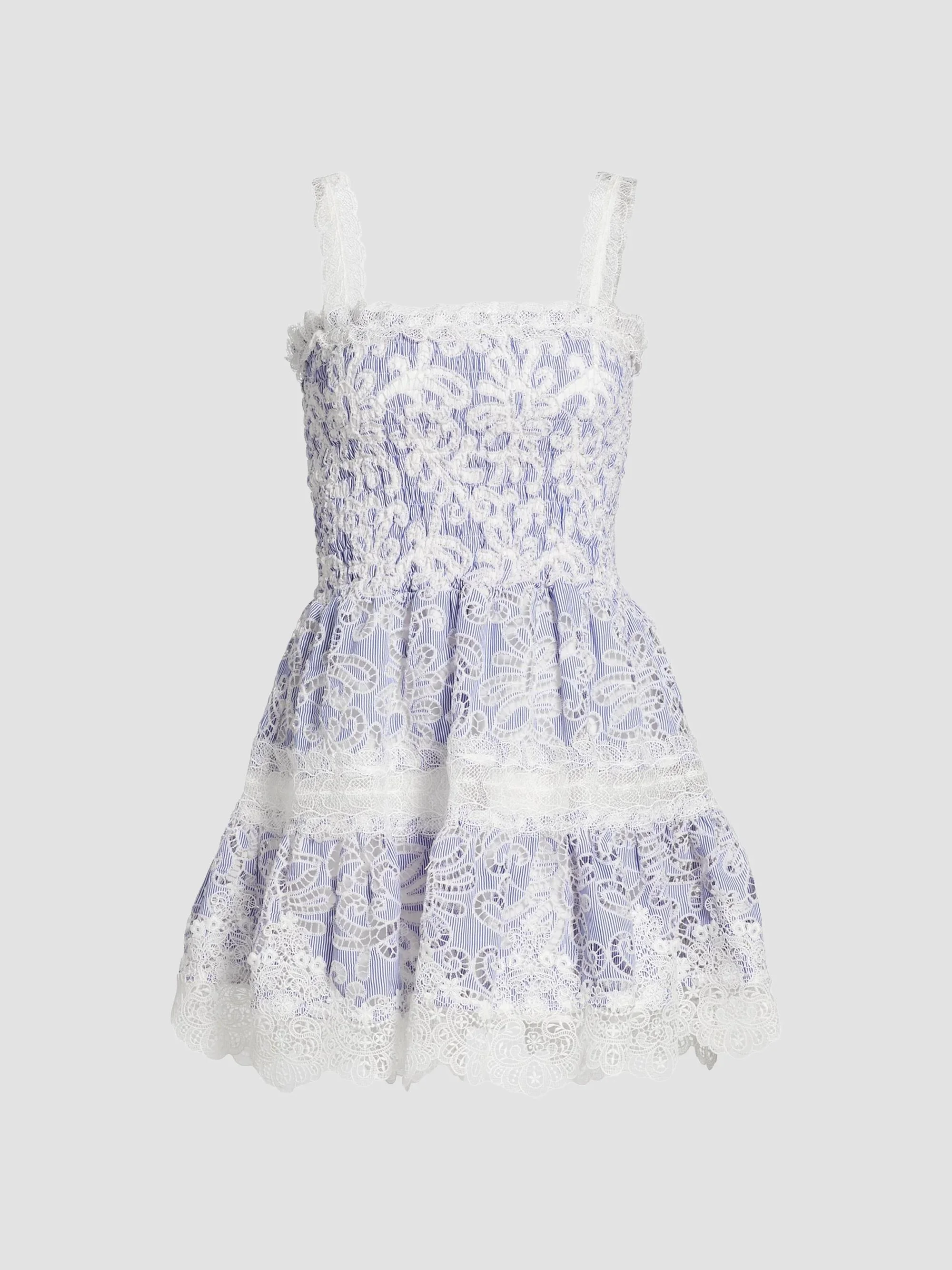 Women's Aerin Eyelet Minidress - Blue - 1