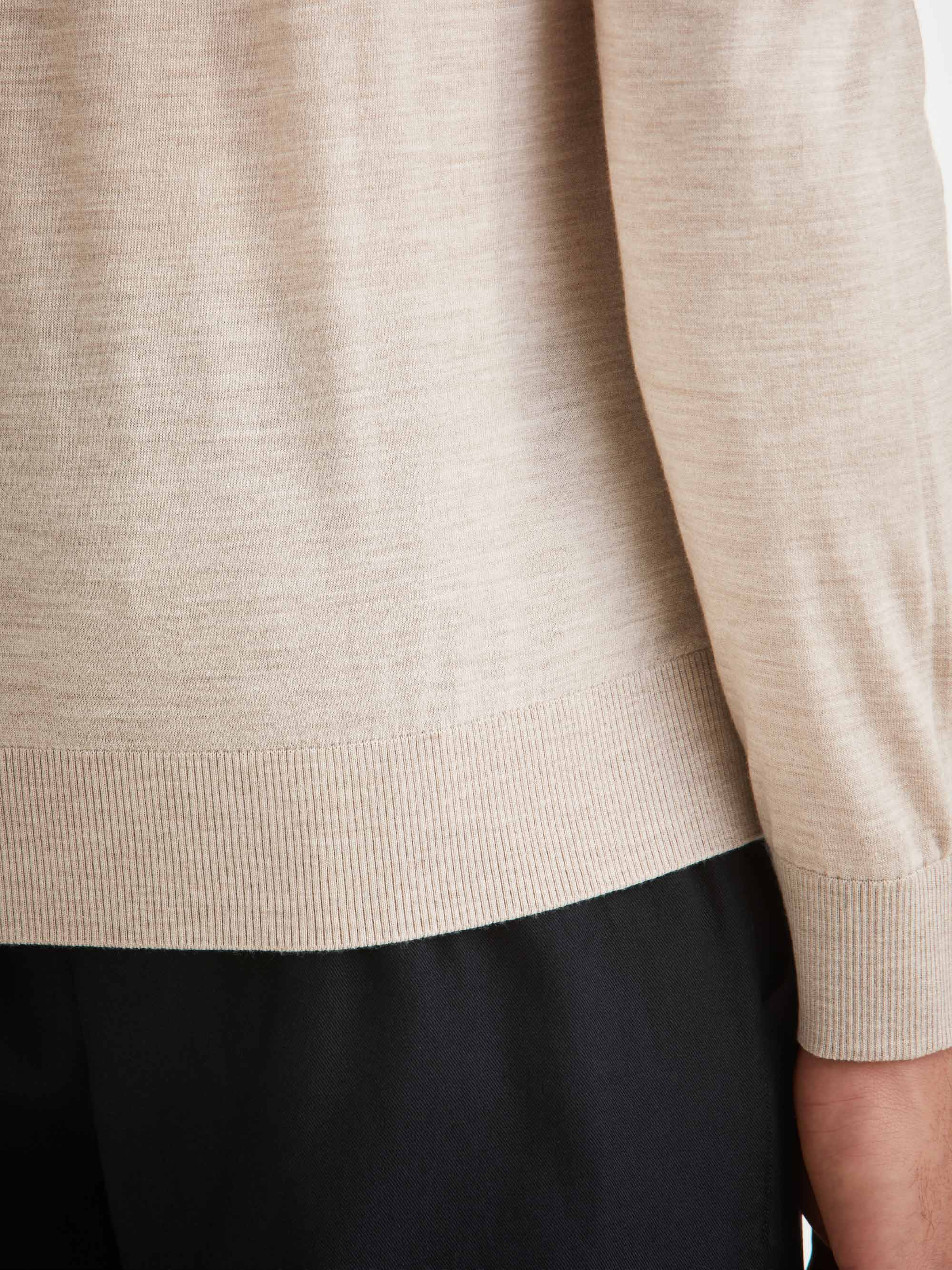 Men's Hoodie Orson Merino Wool Oat - 5