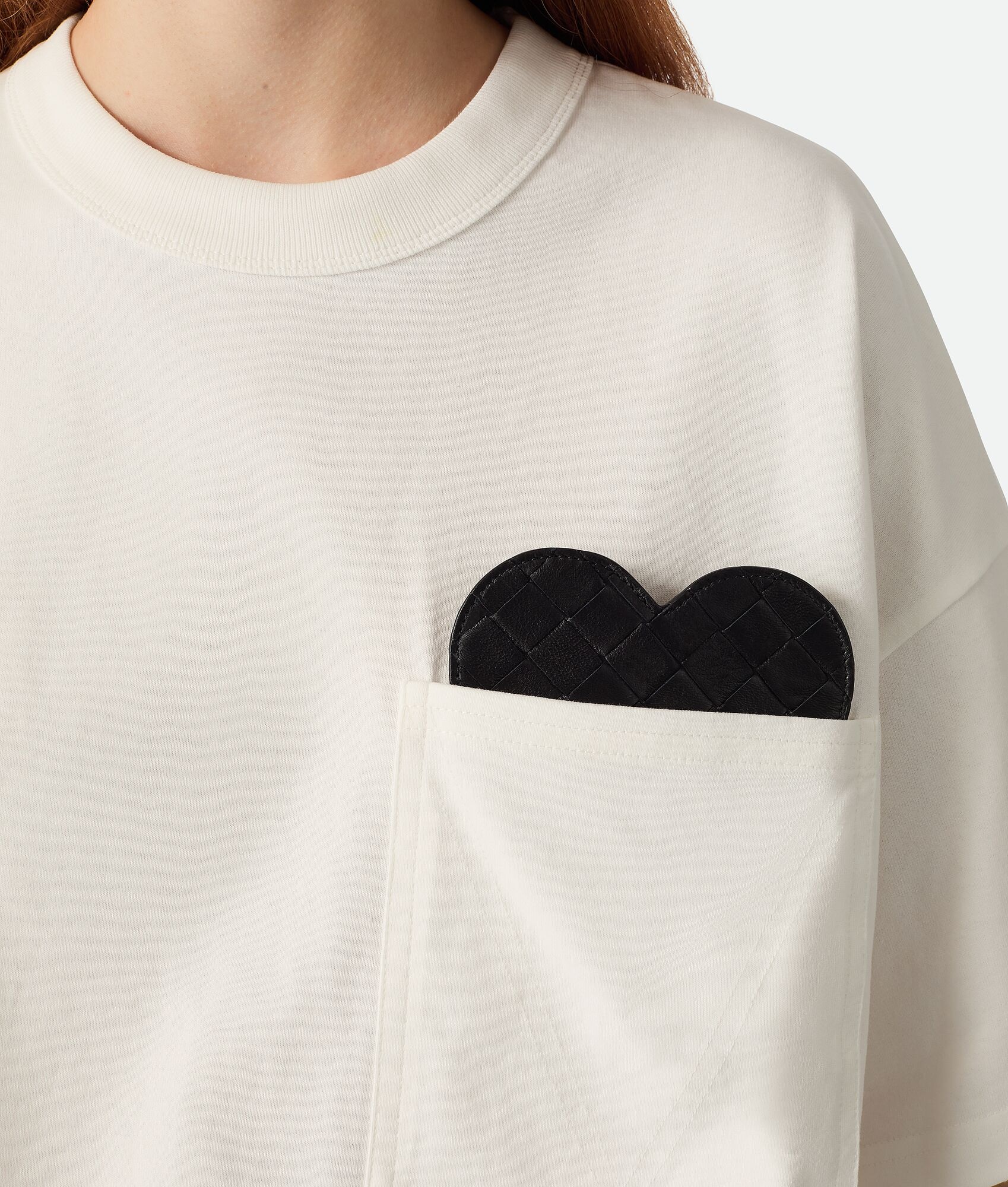 Bottega Veneta Soft Cotton Jersey T-Shirt | REVERSIBLE