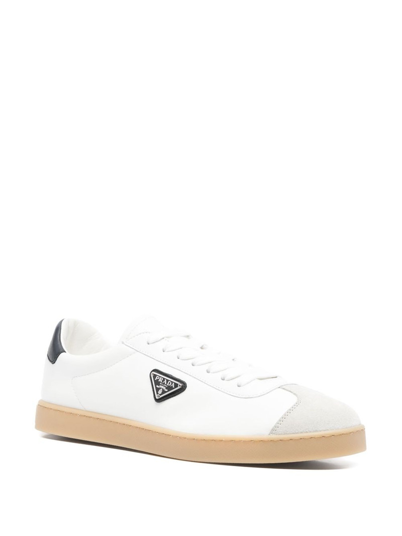 Prada leather sneakers outlook