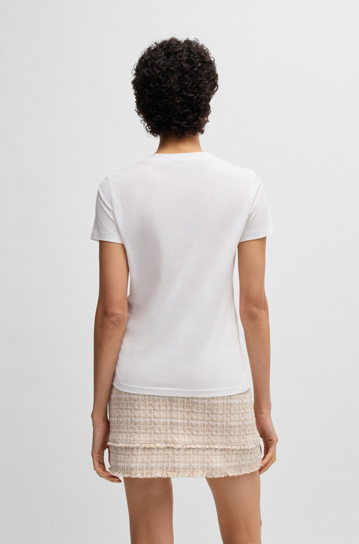 COTTON-JERSEY T-SHIRT WITH SCRIPT LOGO - 4