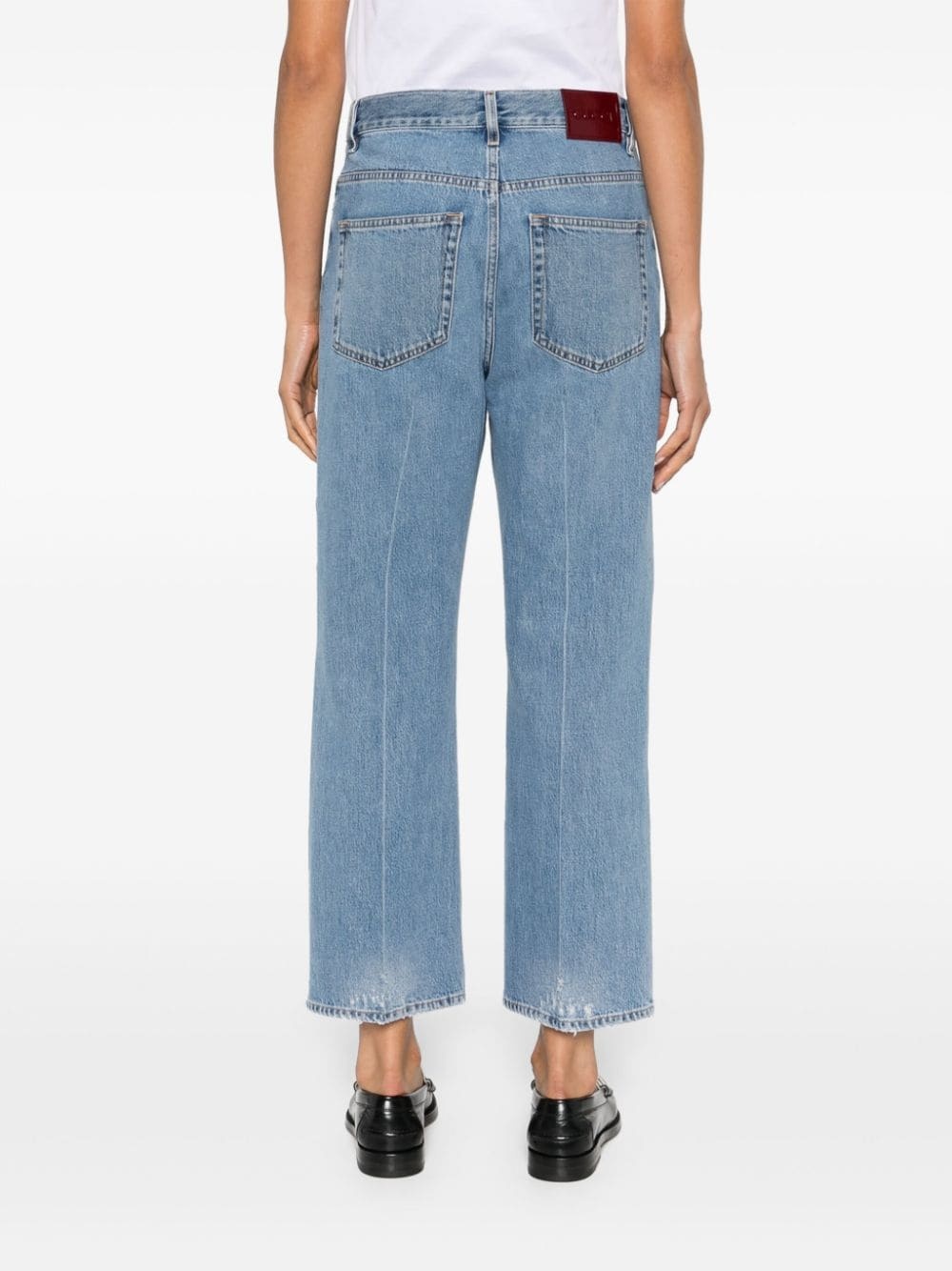 low-rise cropped jeans - 4