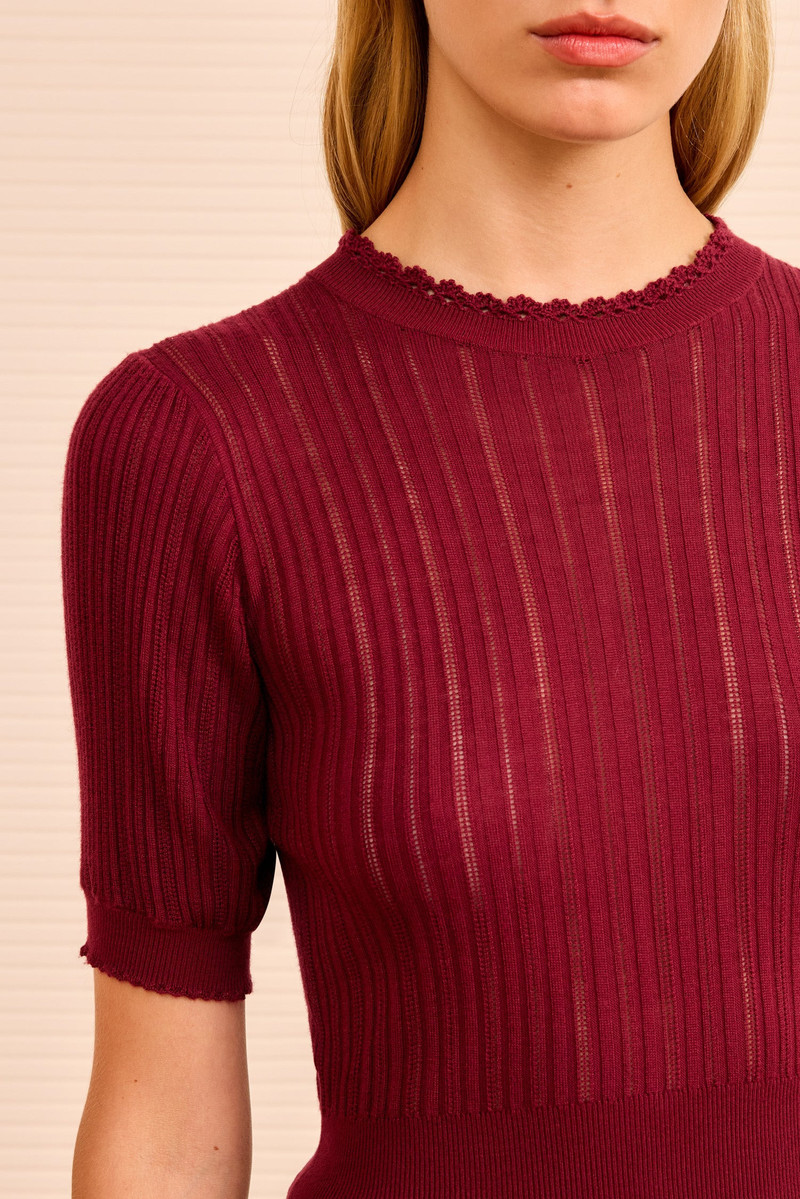 ULLA JOHNSON Gemma Puff Sleeve Top outlook